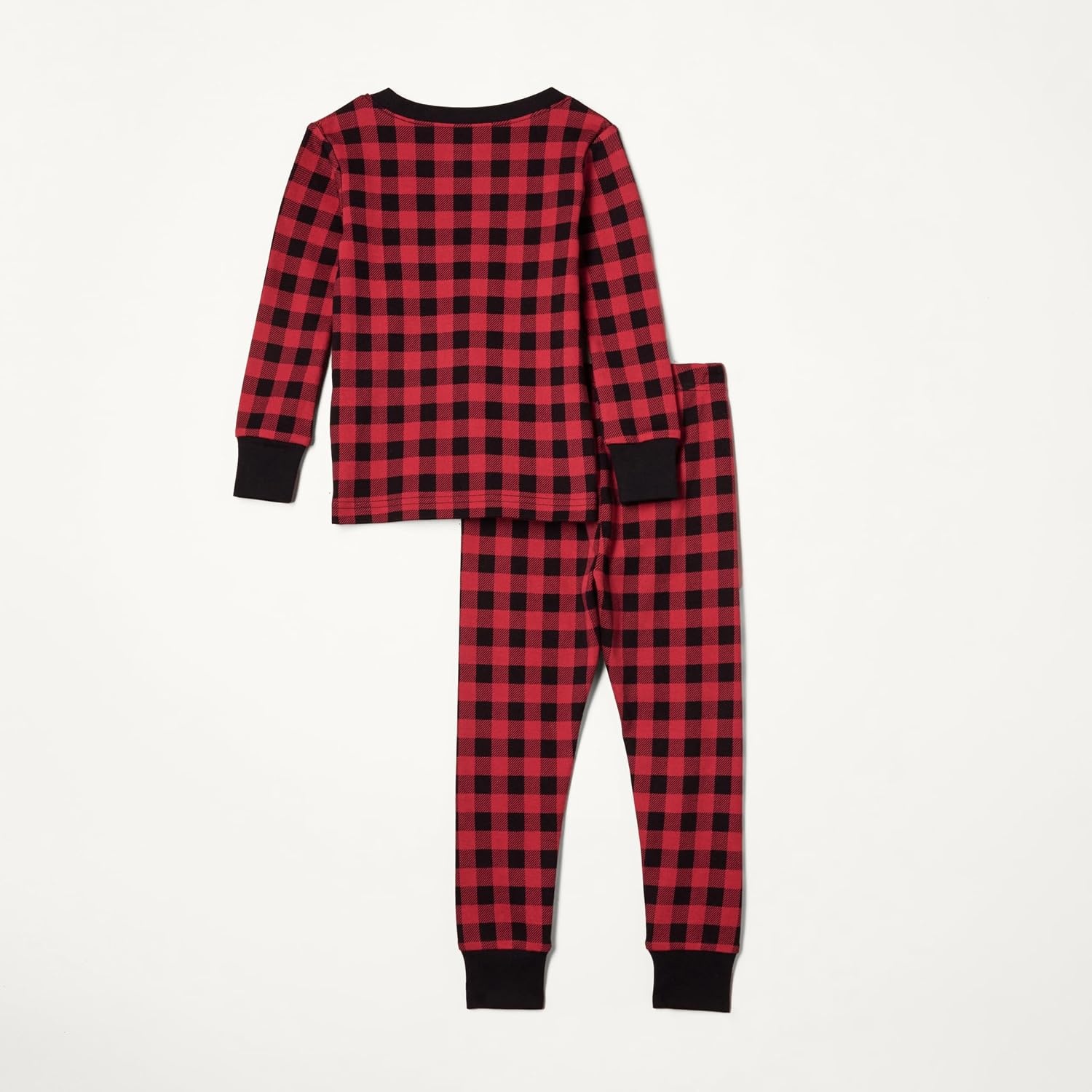 image:imageAmazon Essentials Babies Toddlers and Boys SnugFit Cotton Rib Pajama Sleepwear Sets MultipacksClassic Buffalo Check