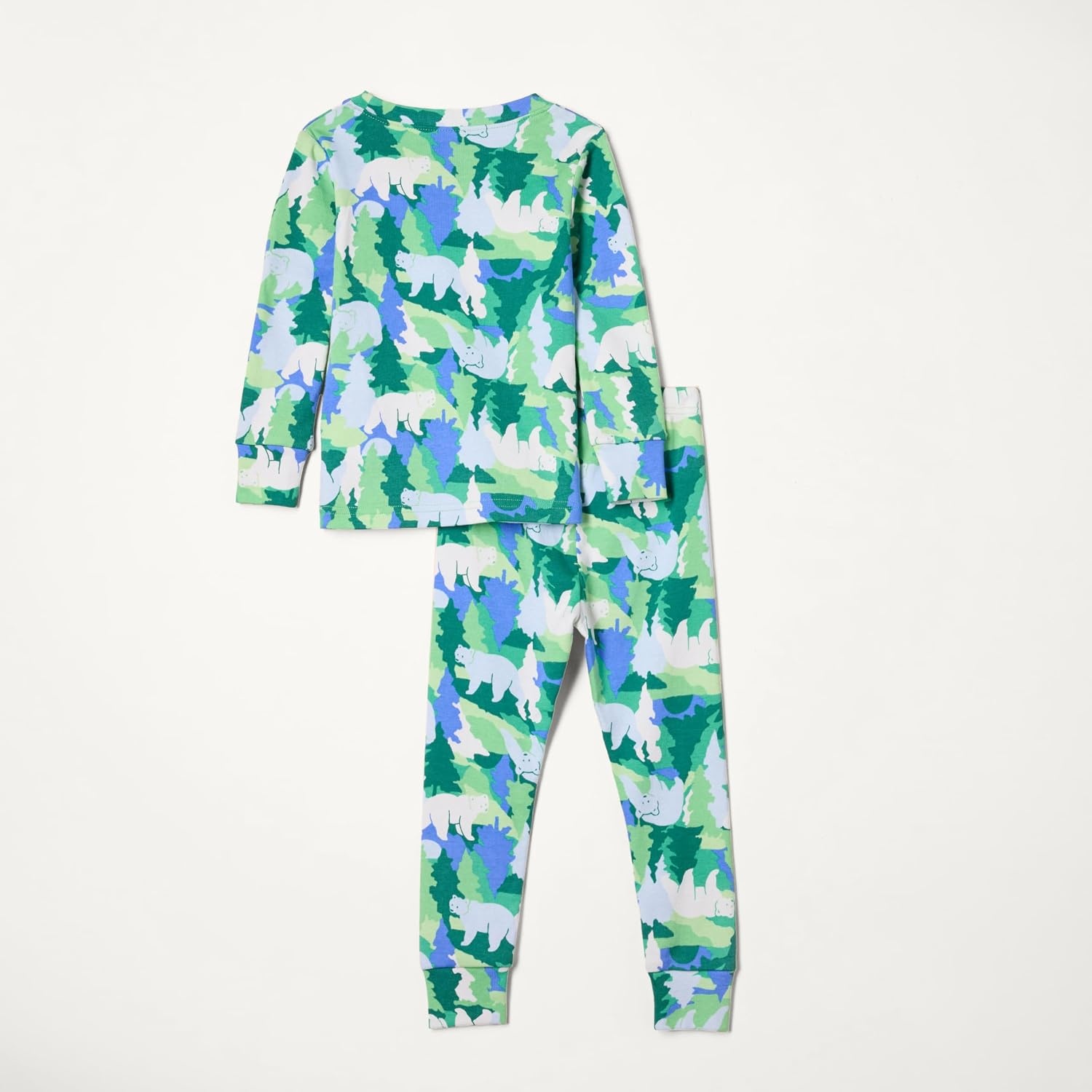 image:imageAmazon Essentials Babies Toddlers and Boys SnugFit Cotton Rib Pajama Sleepwear Sets MultipacksHoliday Bear