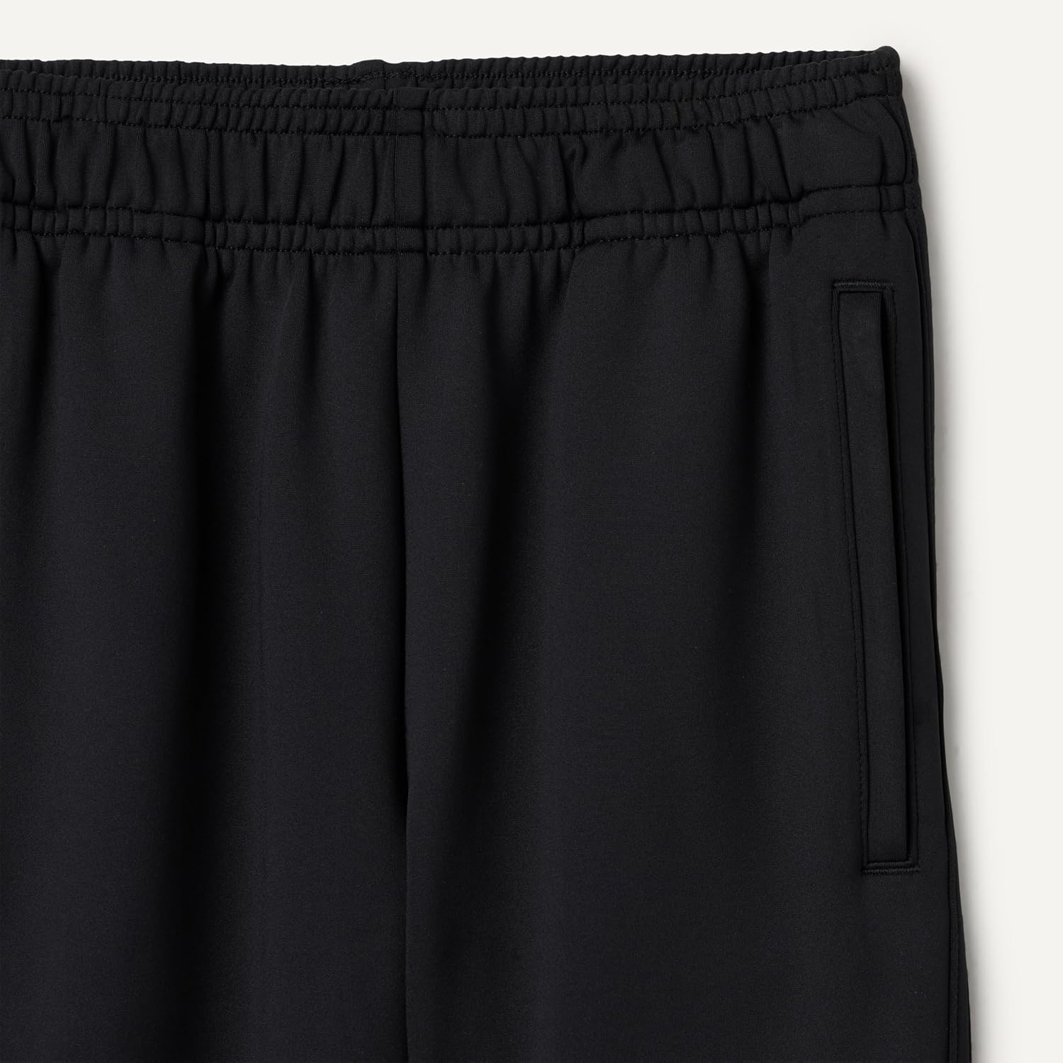 image:imageAmazon Essentials Boys Athletic Performance Stretch Knit Jogger Track PantsBlack