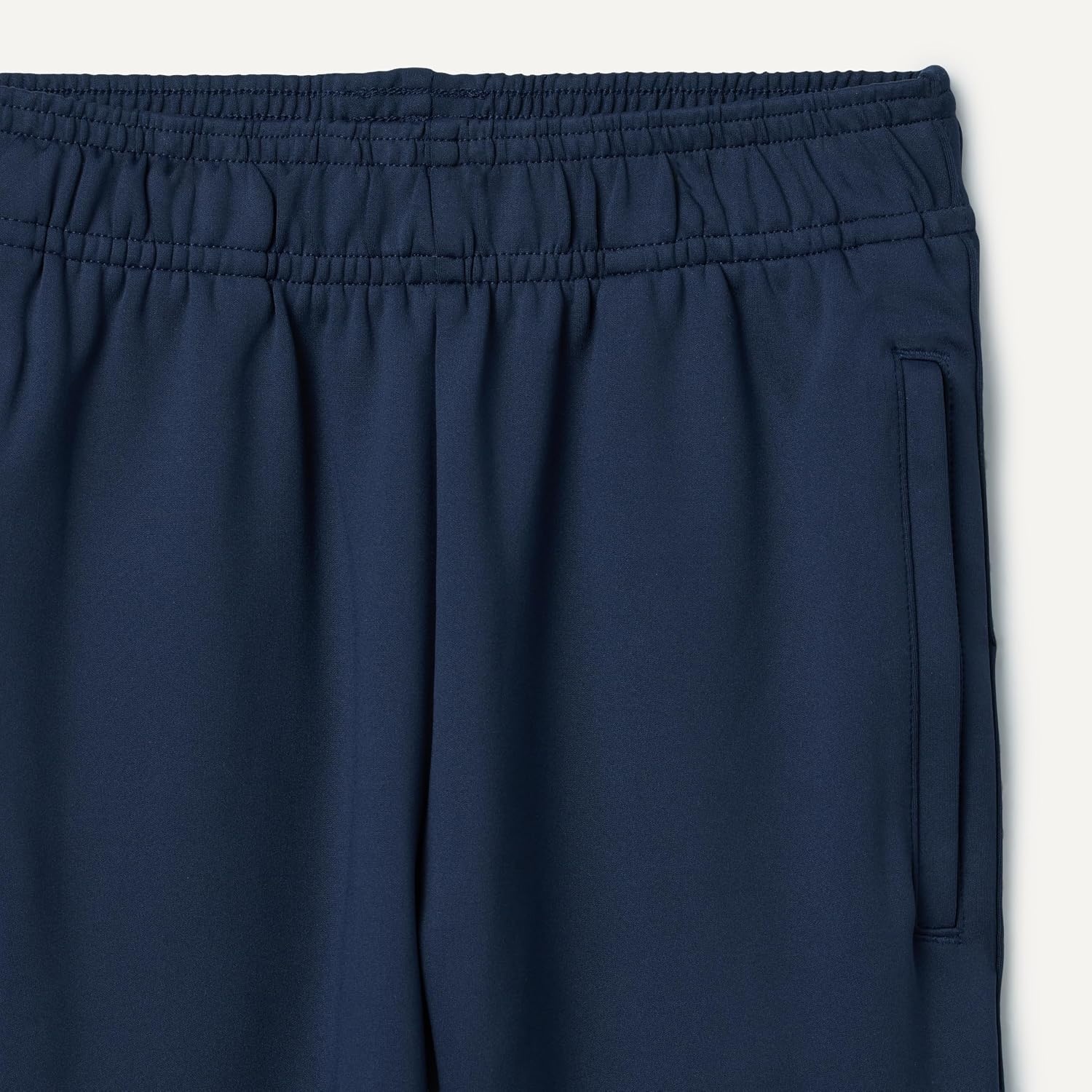 image:imageAmazon Essentials Boys Athletic Performance Stretch Knit Jogger Track PantsNavy