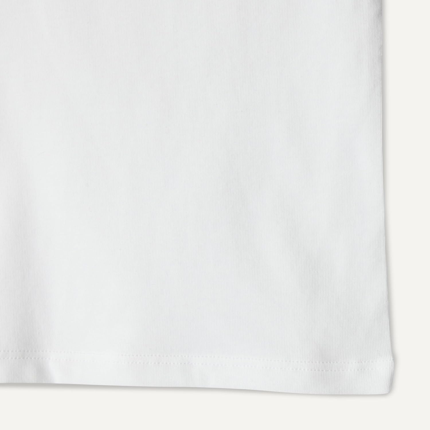 image:imageAmazon Essentials Boys Cotton Jersey Crew Neck UndershirtWhite