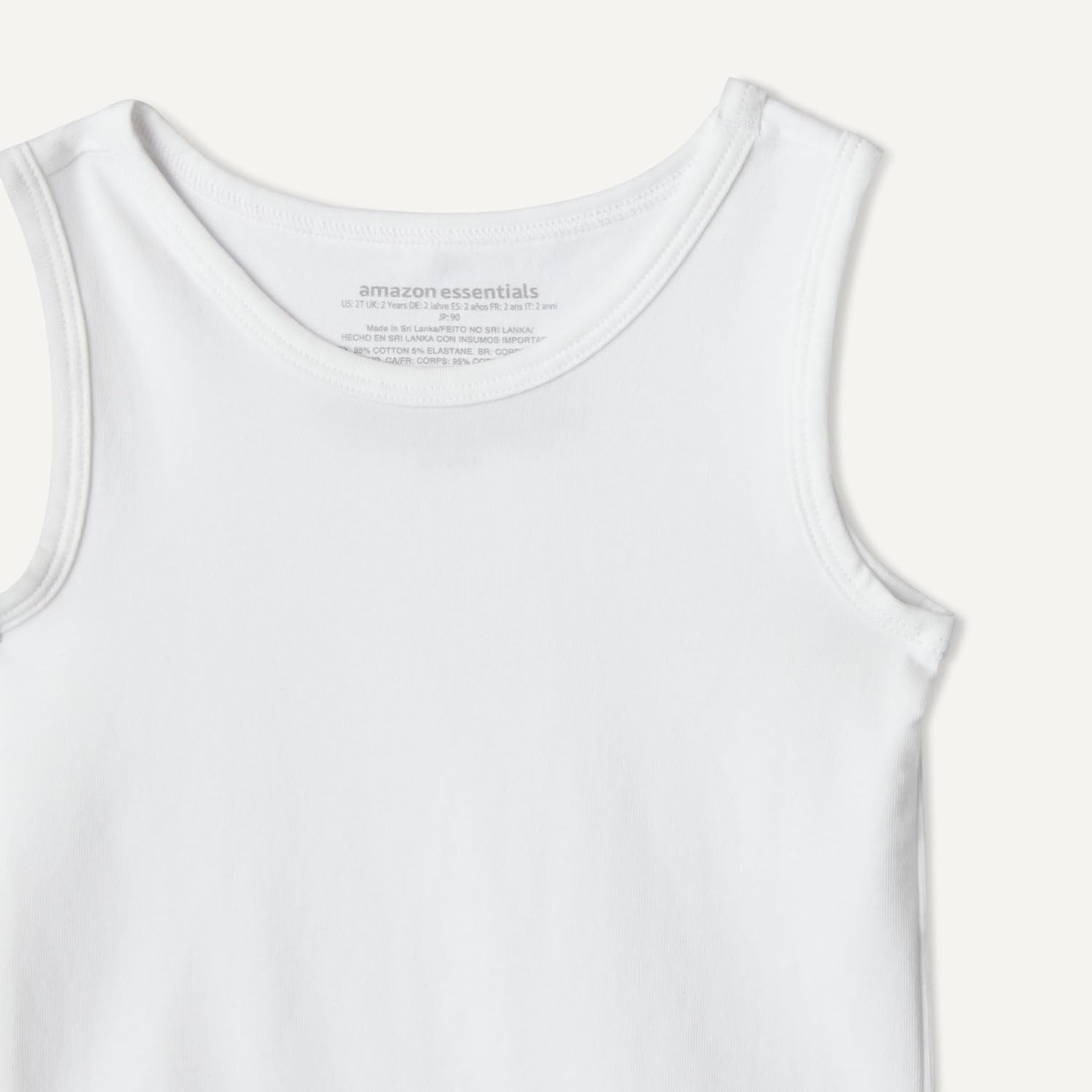 image:imageAmazon Essentials Boys Cotton Jersey Tank Top UndershirtWhite