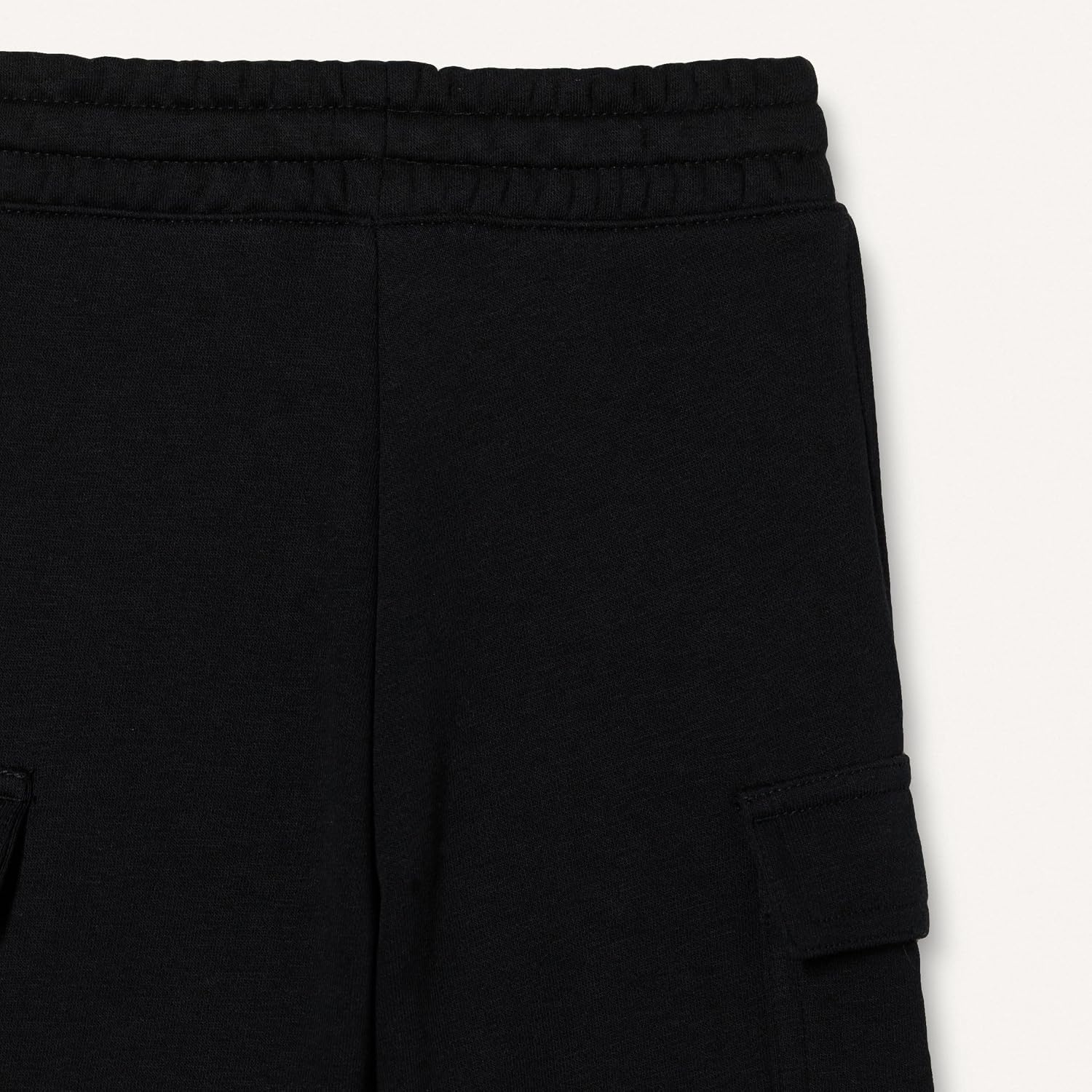 image:imageAmazon Essentials Boys French Terry Cargo Sweat Shorts LoungeBlack