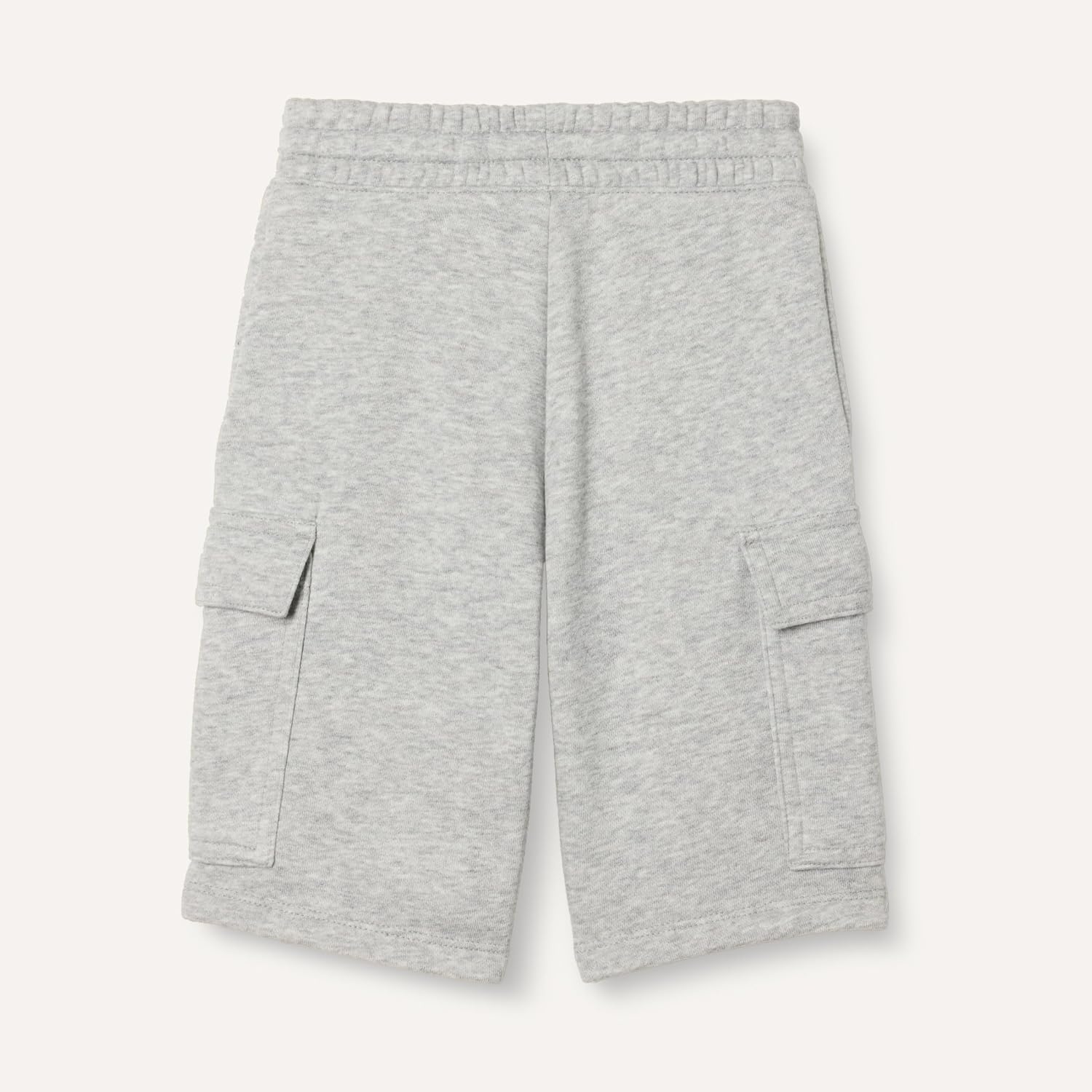 image:imageAmazon Essentials Boys French Terry Cargo Sweat Shorts LoungeLight Grey Heather