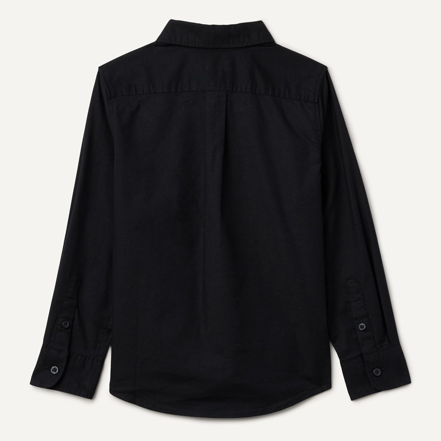 image:imageAmazon Essentials Boys Long Sleeve Oxford Button Down ShirtBlack