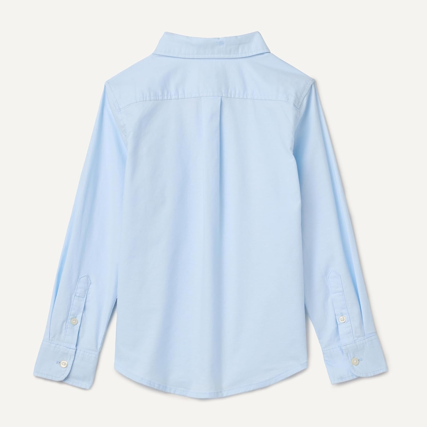 image:imageAmazon Essentials Boys Long Sleeve Oxford Button Down ShirtLight Blue