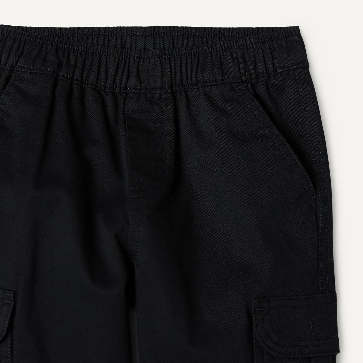 image:imageAmazon Essentials Boys Pull on Cargo PantsBlack