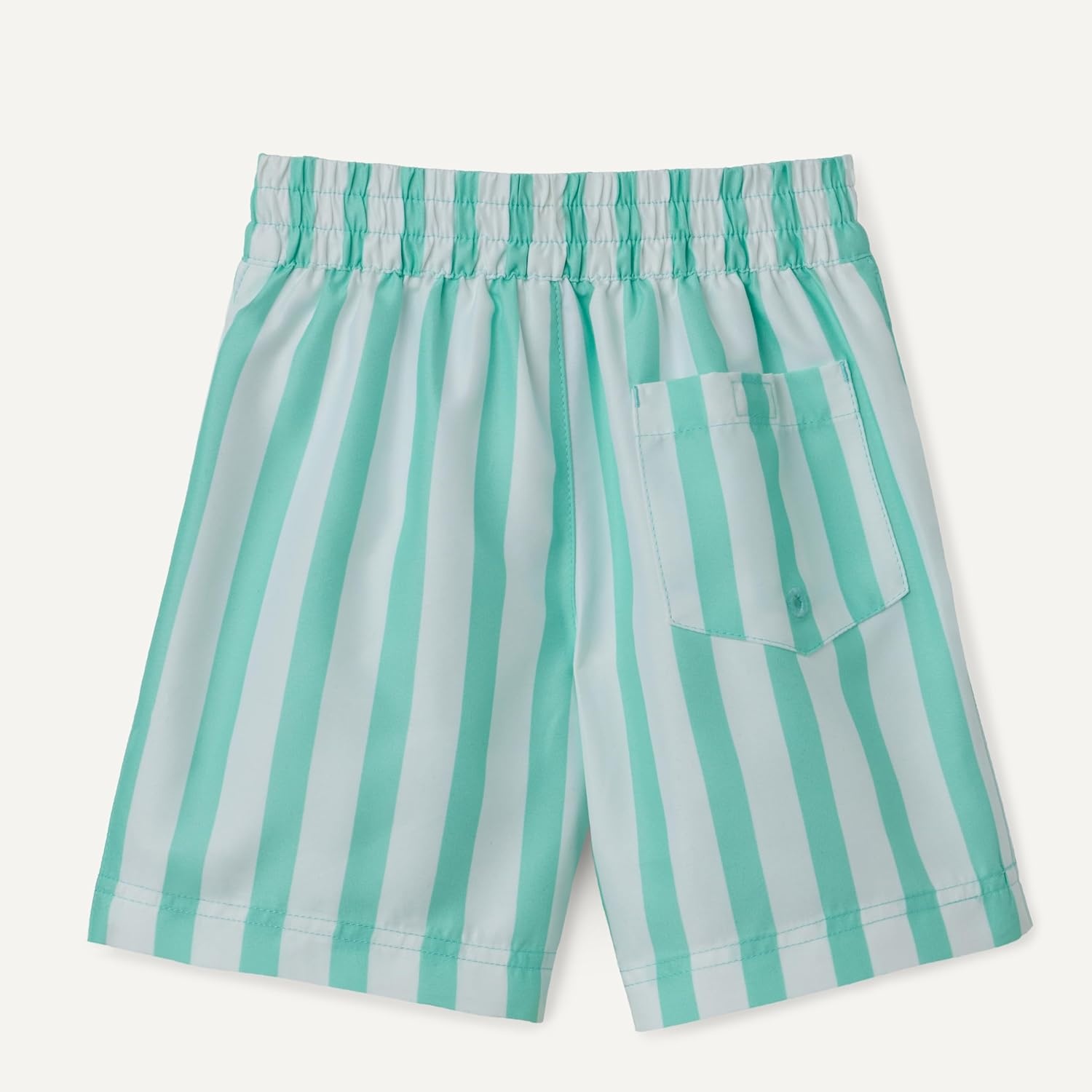 image:imageAmazon Essentials Boys Quick Dry Swimming Board Shorts Swim TrunksBright Mint Green Stripe