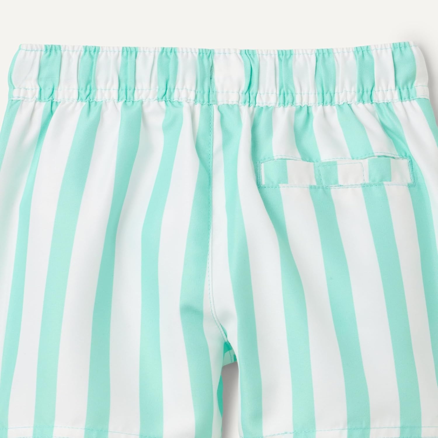 image:imageAmazon Essentials Boys Quick Dry Swimming Board Shorts Swim TrunksBright Mint Green Stripe