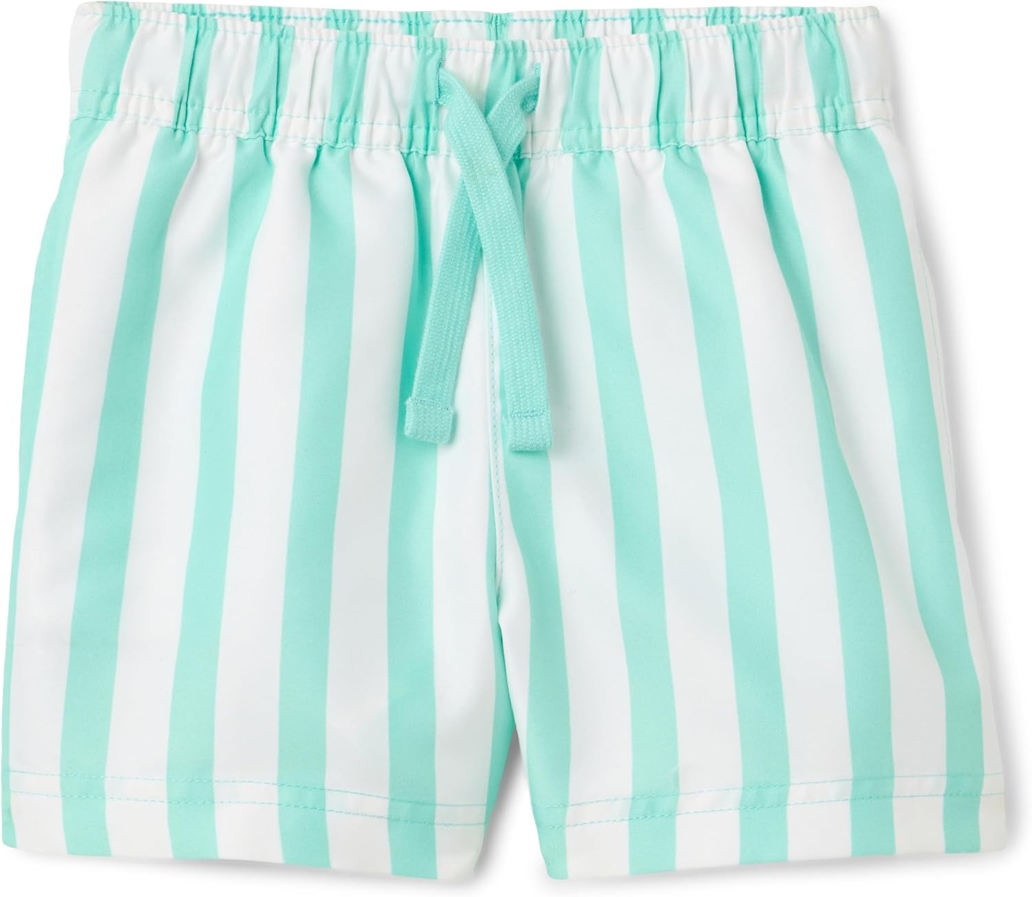 image:imageAmazon Essentials Boys Quick Dry Swimming Board Shorts Swim TrunksBright Mint Green Stripe