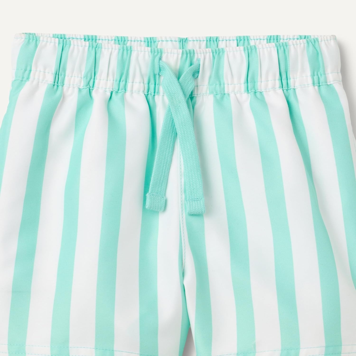 image:imageAmazon Essentials Boys Quick Dry Swimming Board Shorts Swim TrunksBright Mint Green Stripe