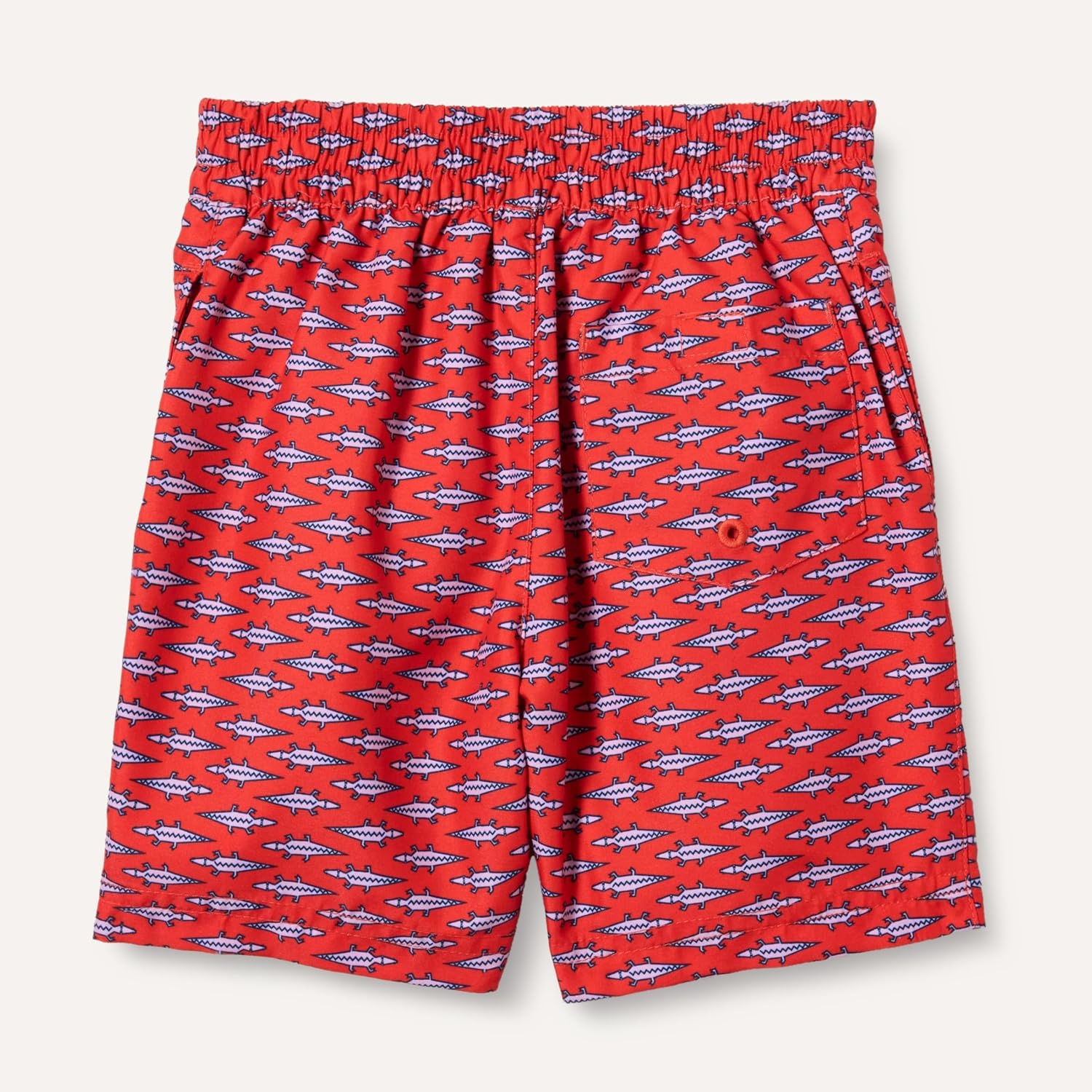 image:imageAmazon Essentials Boys Quick Dry Swimming Board Shorts Swim TrunksLilac Red Crocodiles