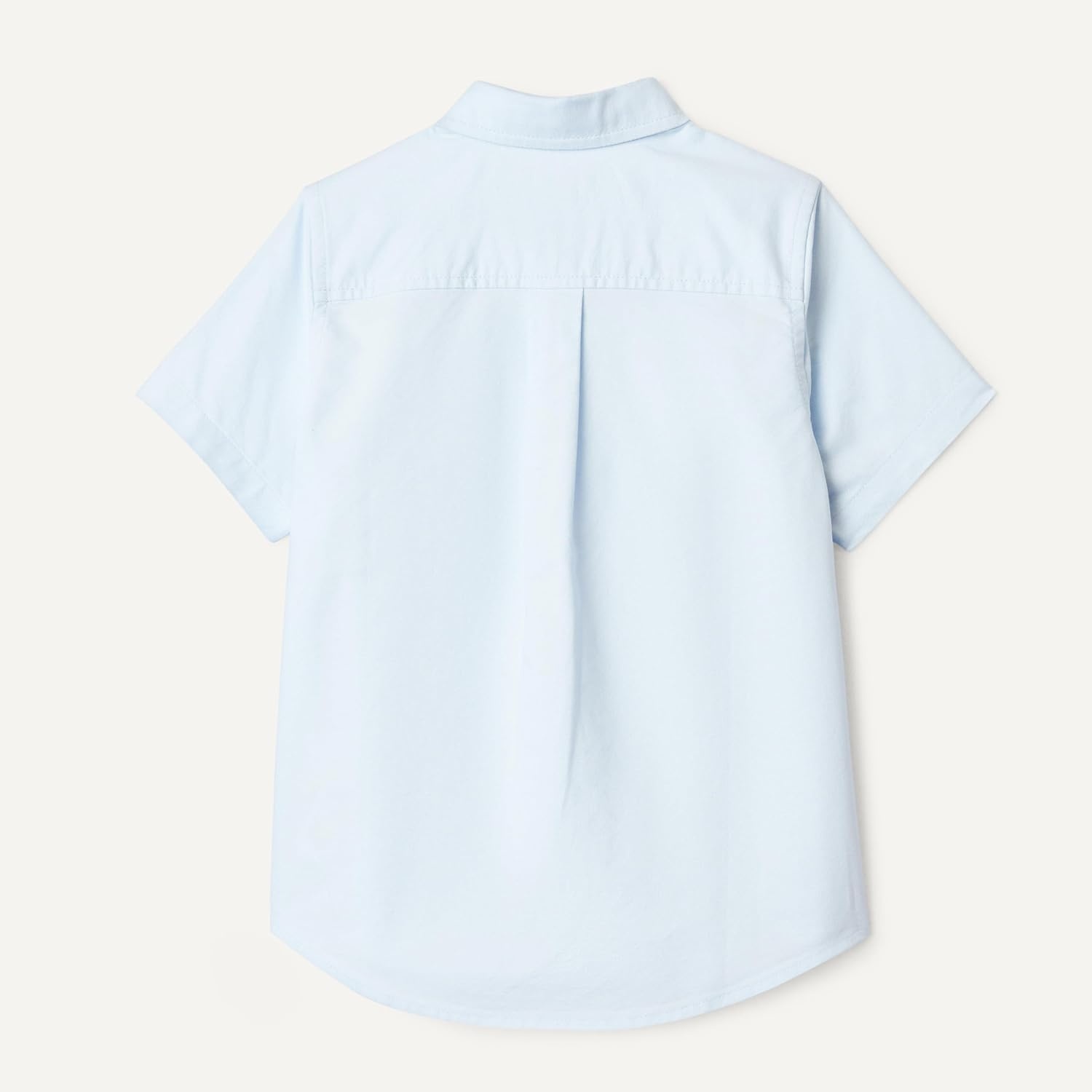 image:imageAmazon Essentials Boys Short Sleeve Oxford ShirtLight Blue