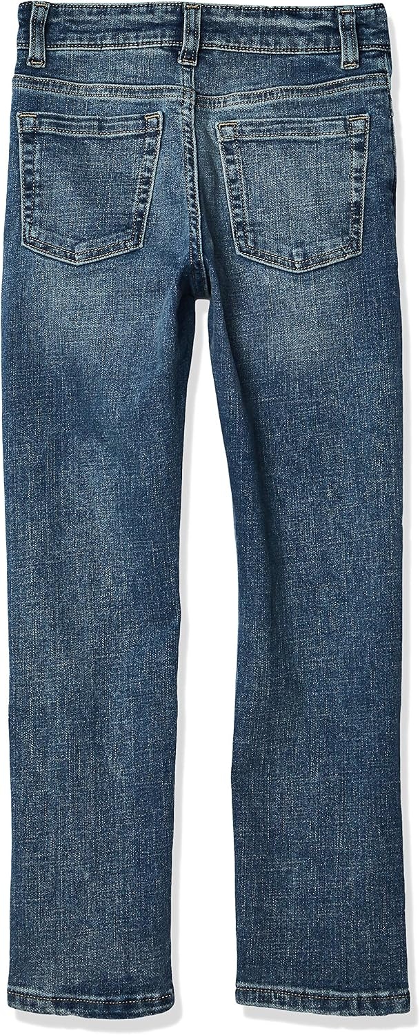 image:imageAmazon Essentials Boys Slim Fit Stretch Denim Straight Leg JeansLight Wash
