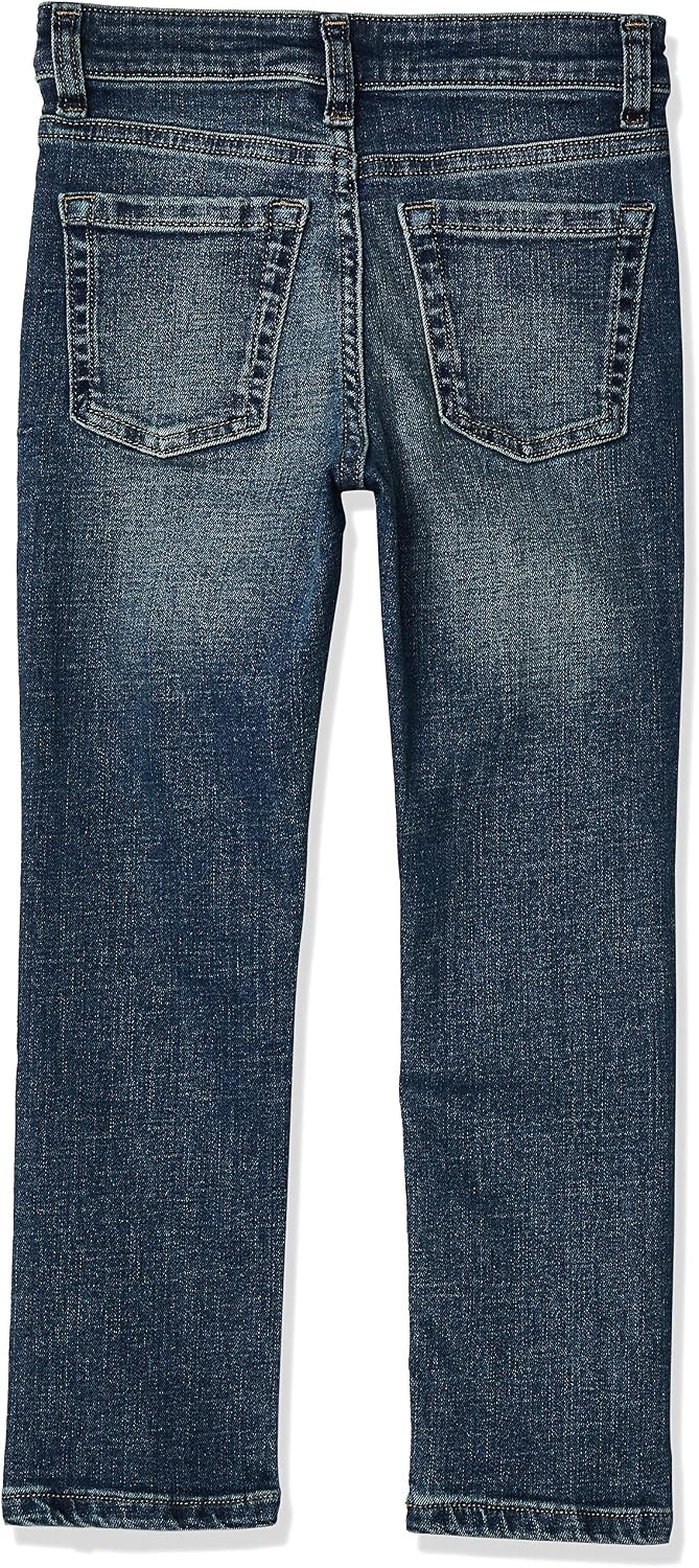 image:imageAmazon Essentials Boys Slim Fit Stretch Denim Straight Leg JeansMedium Wash