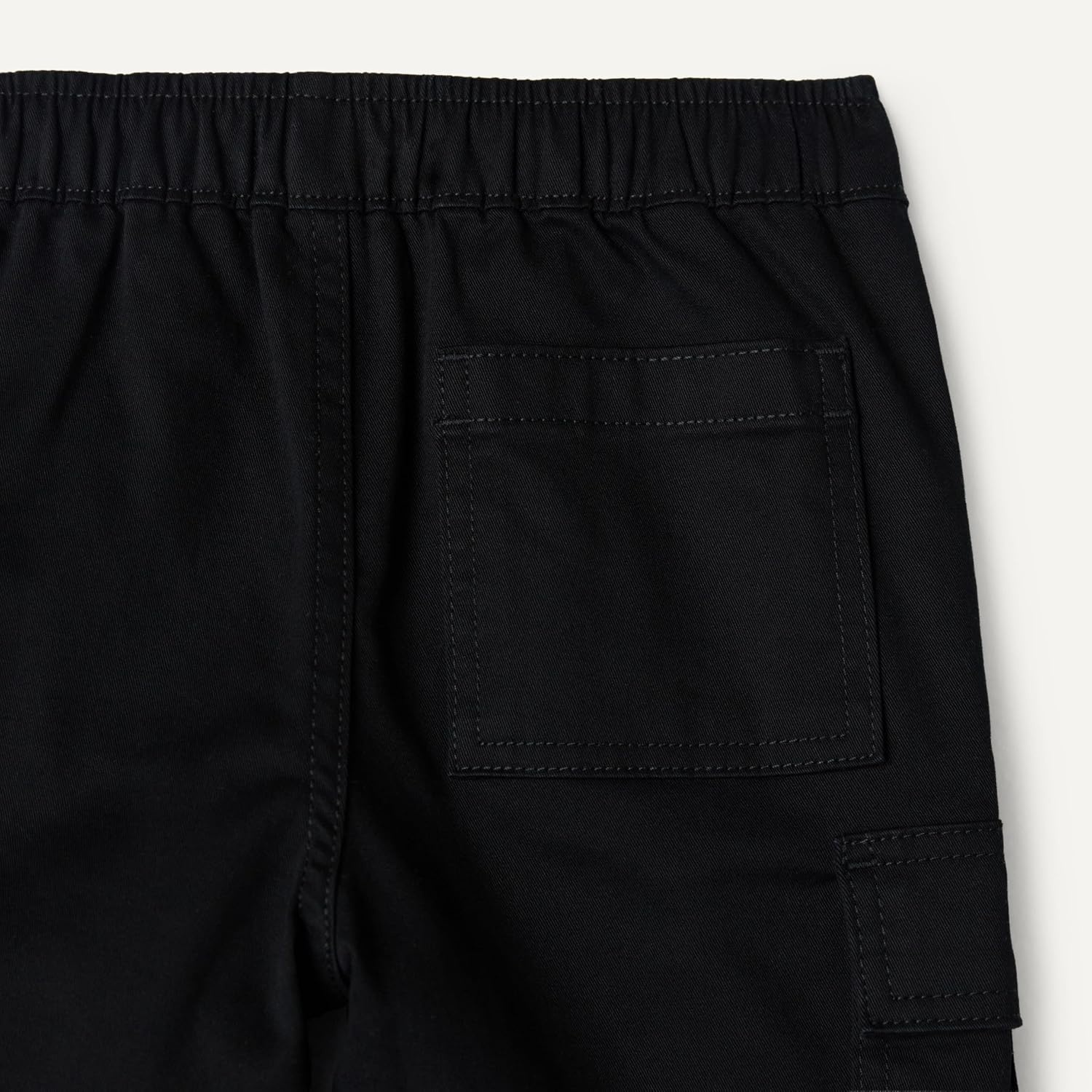image:imageAmazon Essentials Boys Stretch Pull On Cargo ShortsBlack