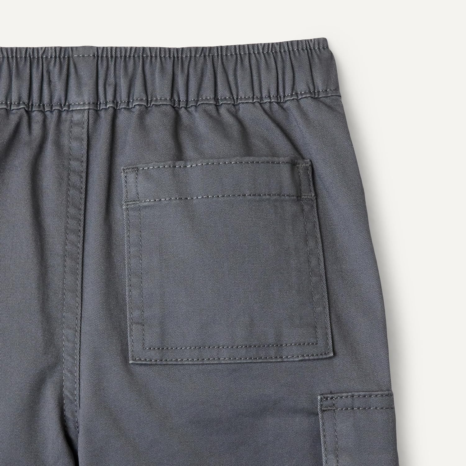 image:imageAmazon Essentials Boys Stretch Pull On Cargo ShortsIron Grey