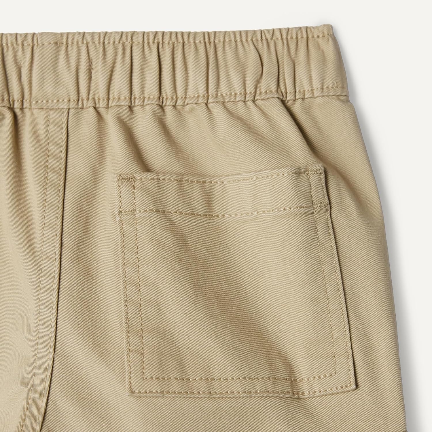 image:imageAmazon Essentials Boys Stretch Pull On Cargo ShortsKhaki Tan