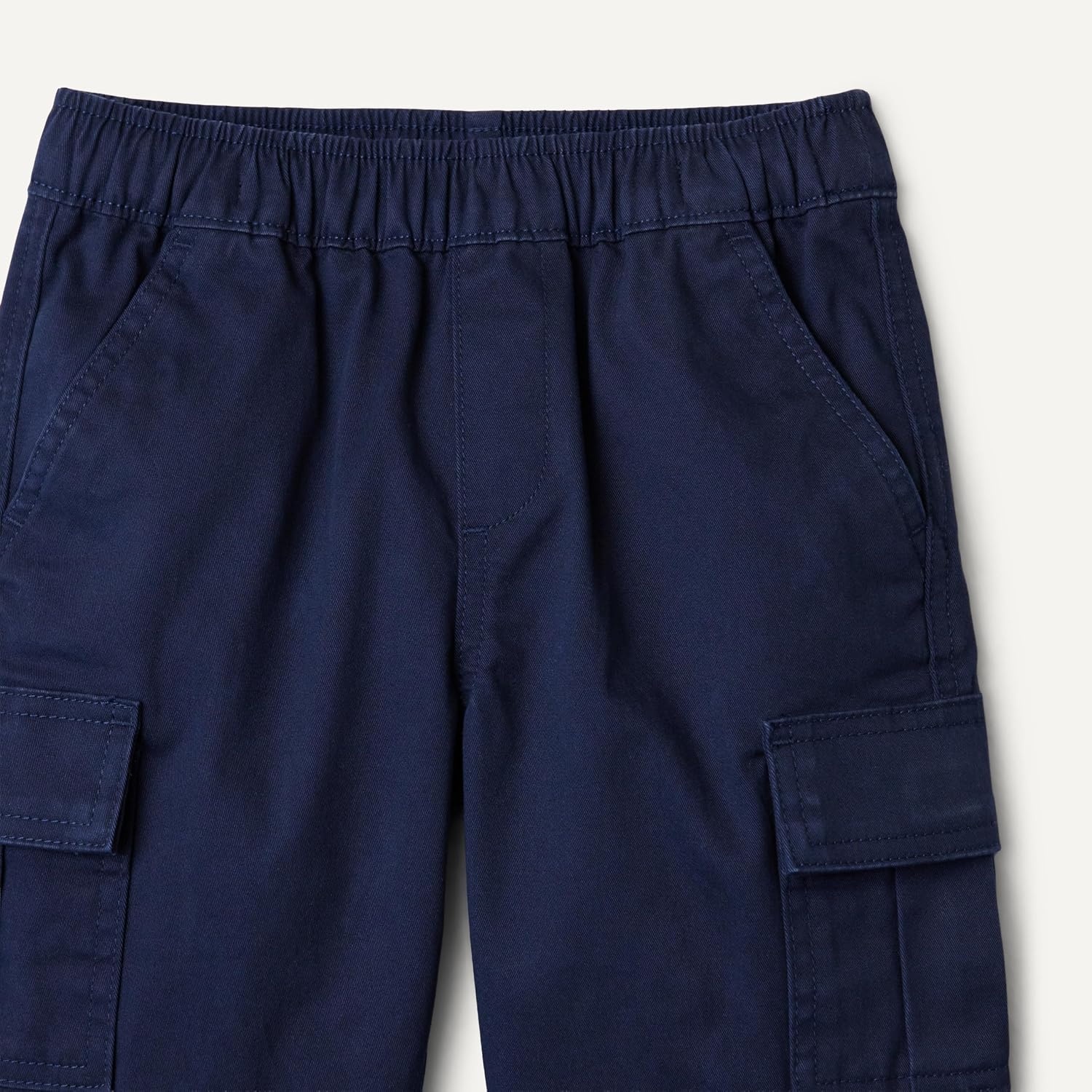 image:imageAmazon Essentials Boys Stretch Pull On Cargo ShortsNavy