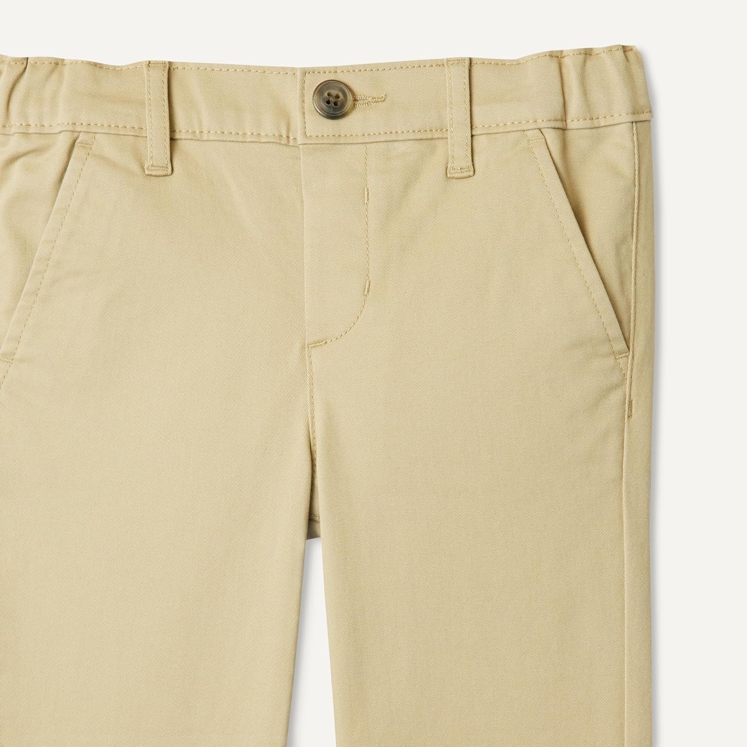 image:imageAmazon Essentials Boys Stretch Skinny Fit Chino PantsKhaki Tan