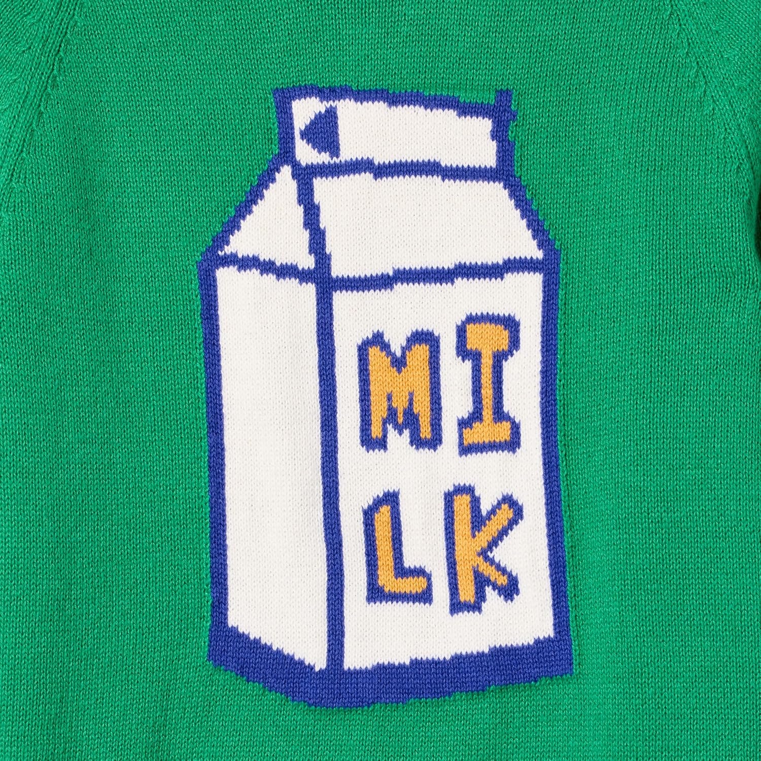 image:imageAmazon Essentials Boys and Toddlers Cotton Knit Pullover Crewneck SweaterGreen Milk Carton