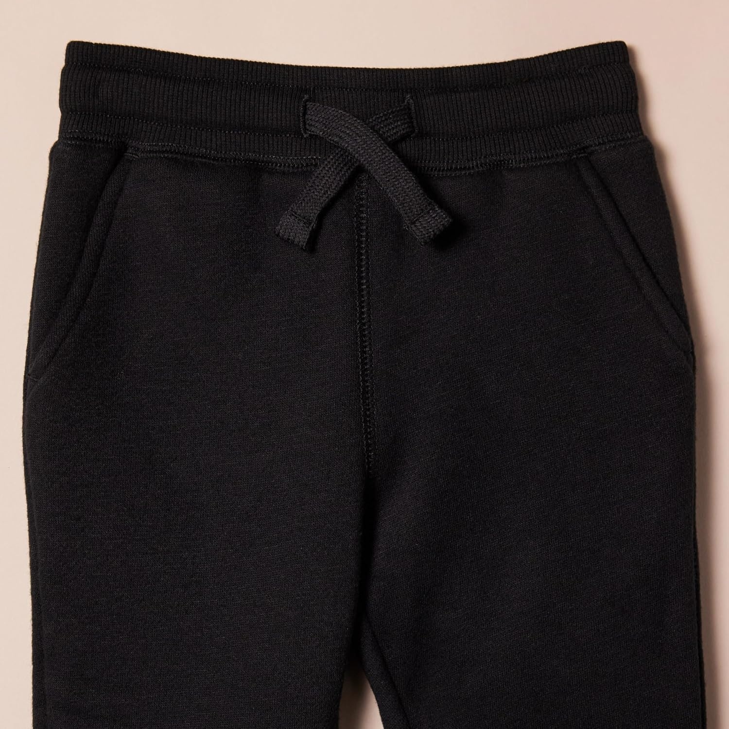 image:imageAmazon Essentials Boys and Toddlers Fleece Jogger Sweatpants with Elastic Waist and Drawstring Multipacks2pack Black