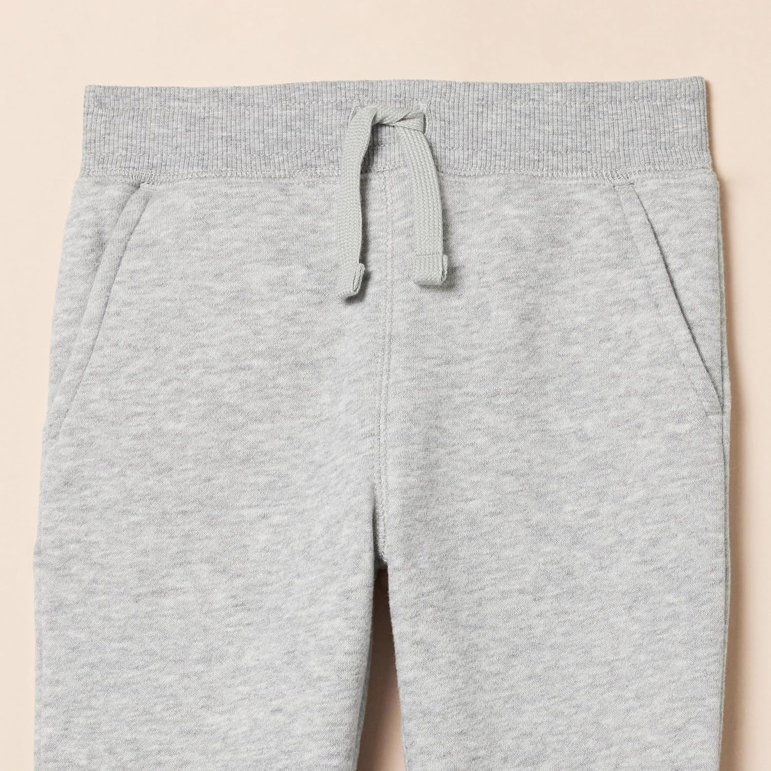 image:imageAmazon Essentials Boys and Toddlers Fleece Jogger Sweatpants with Elastic Waist and Drawstring Multipacks2pack Medium Heather Gray