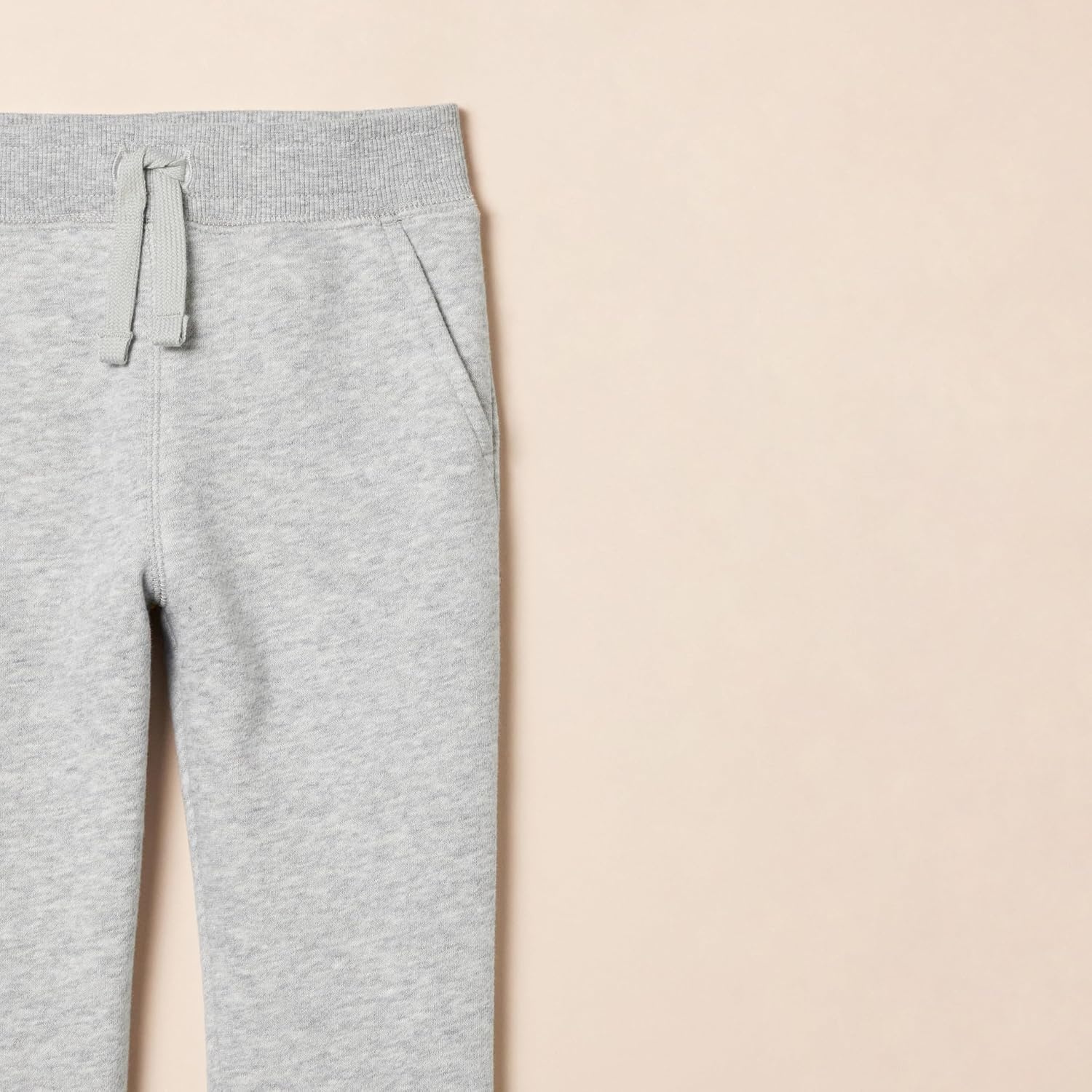image:imageAmazon Essentials Boys and Toddlers Fleece Jogger Sweatpants with Elastic Waist and Drawstring Multipacks2pack Medium Heather Gray