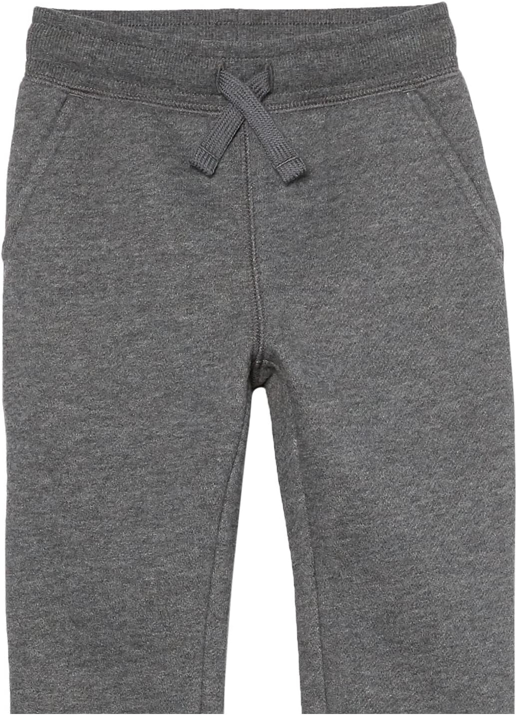 image:imageAmazon Essentials Boys and Toddlers Fleece Jogger Sweatpants with Elastic Waist and Drawstring MultipacksCharcoal Heather