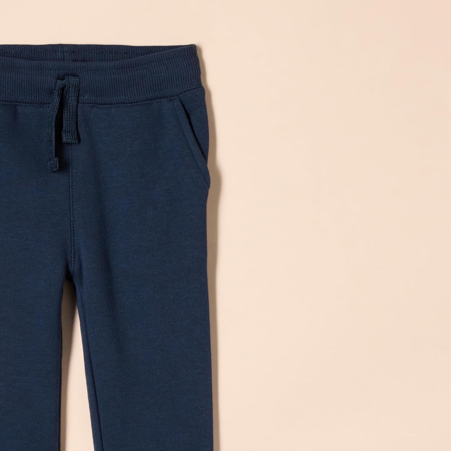 image:imageAmazon Essentials Boys and Toddlers Fleece Jogger Sweatpants with Elastic Waist and Drawstring MultipacksNavy