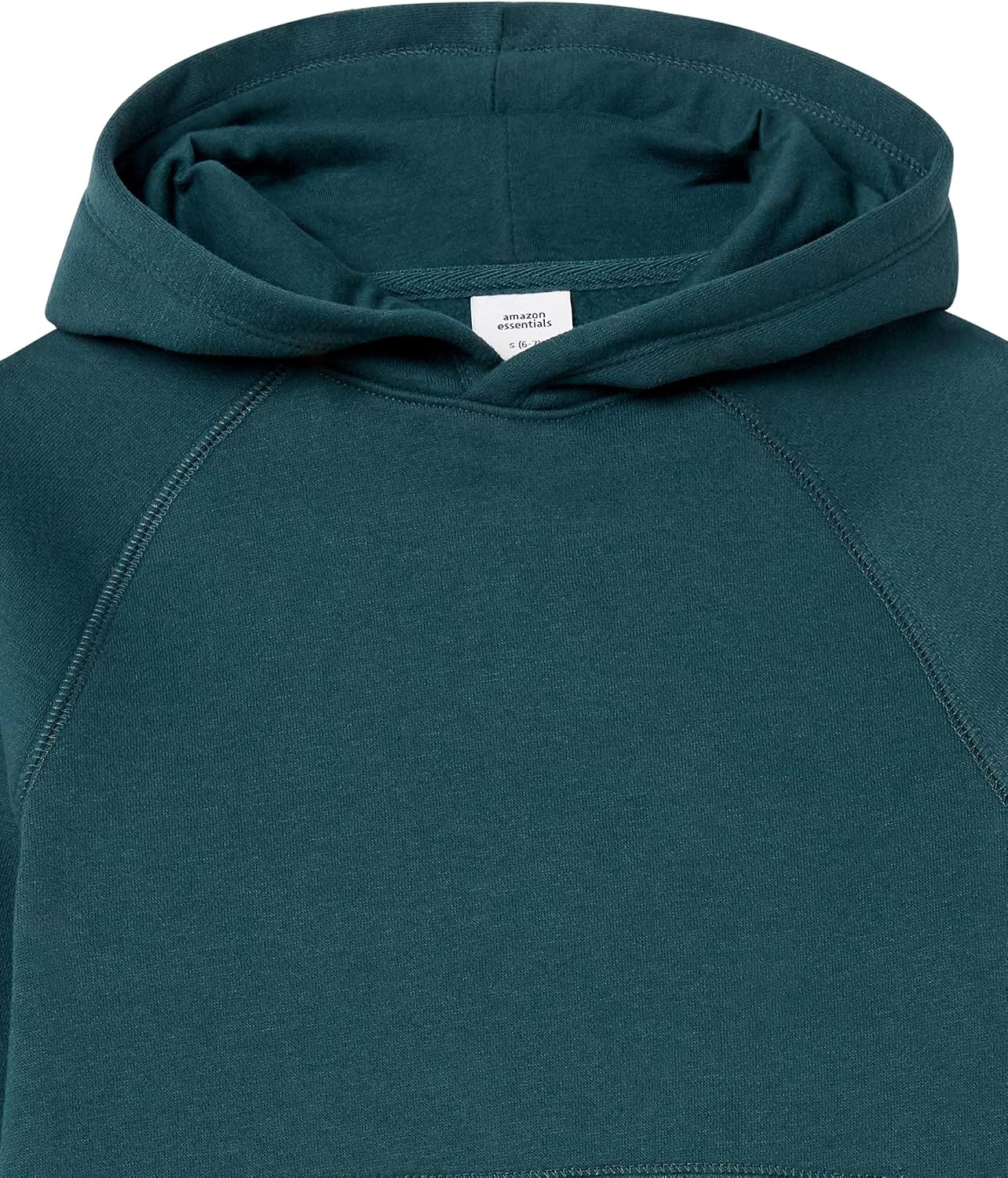 image:imageAmazon Essentials Boys and Toddlers Fleece Pullover Hoodie SweatshirtsDark Green