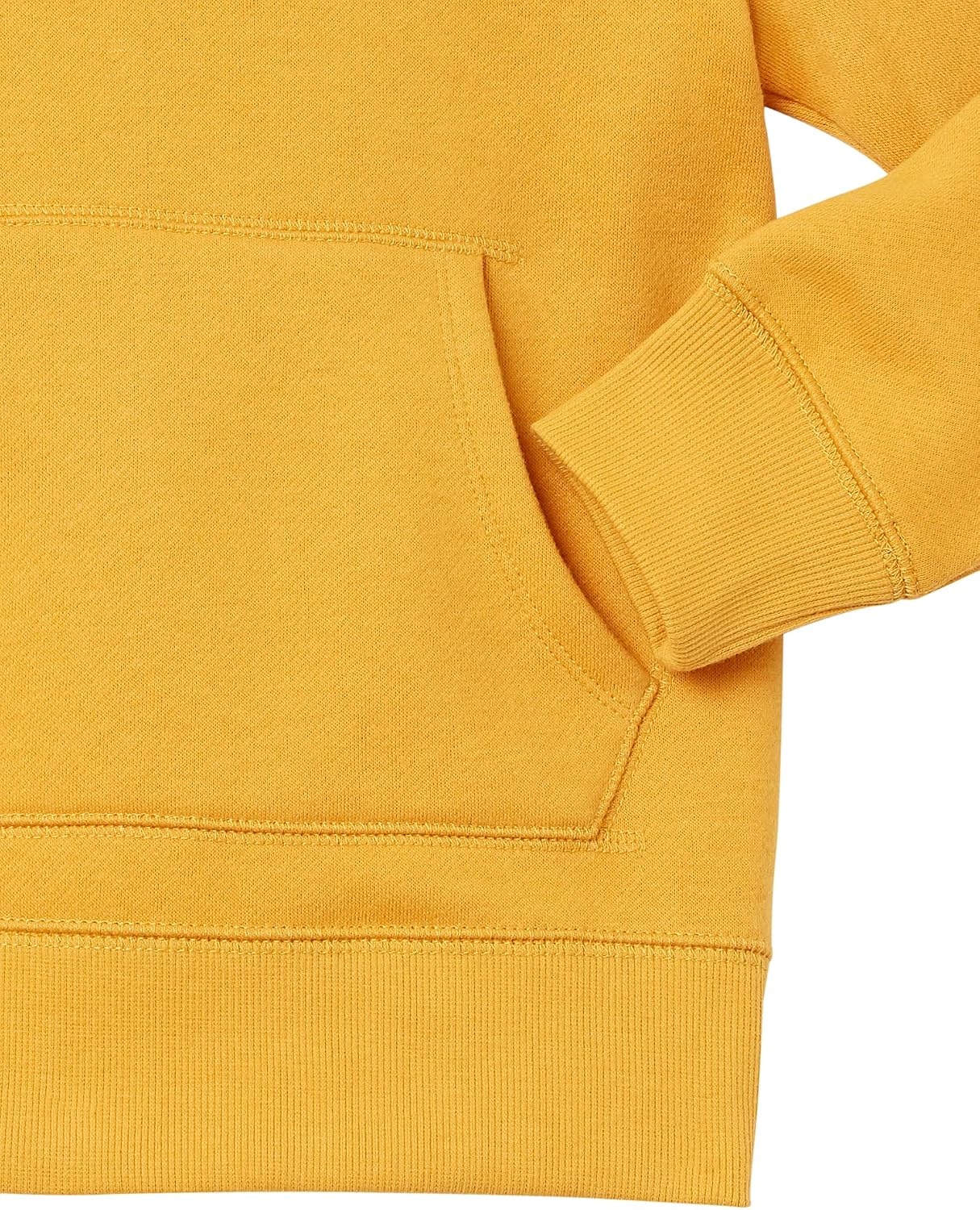 image:imageAmazon Essentials Boys and Toddlers Fleece Pullover Hoodie SweatshirtsGolden Yellow