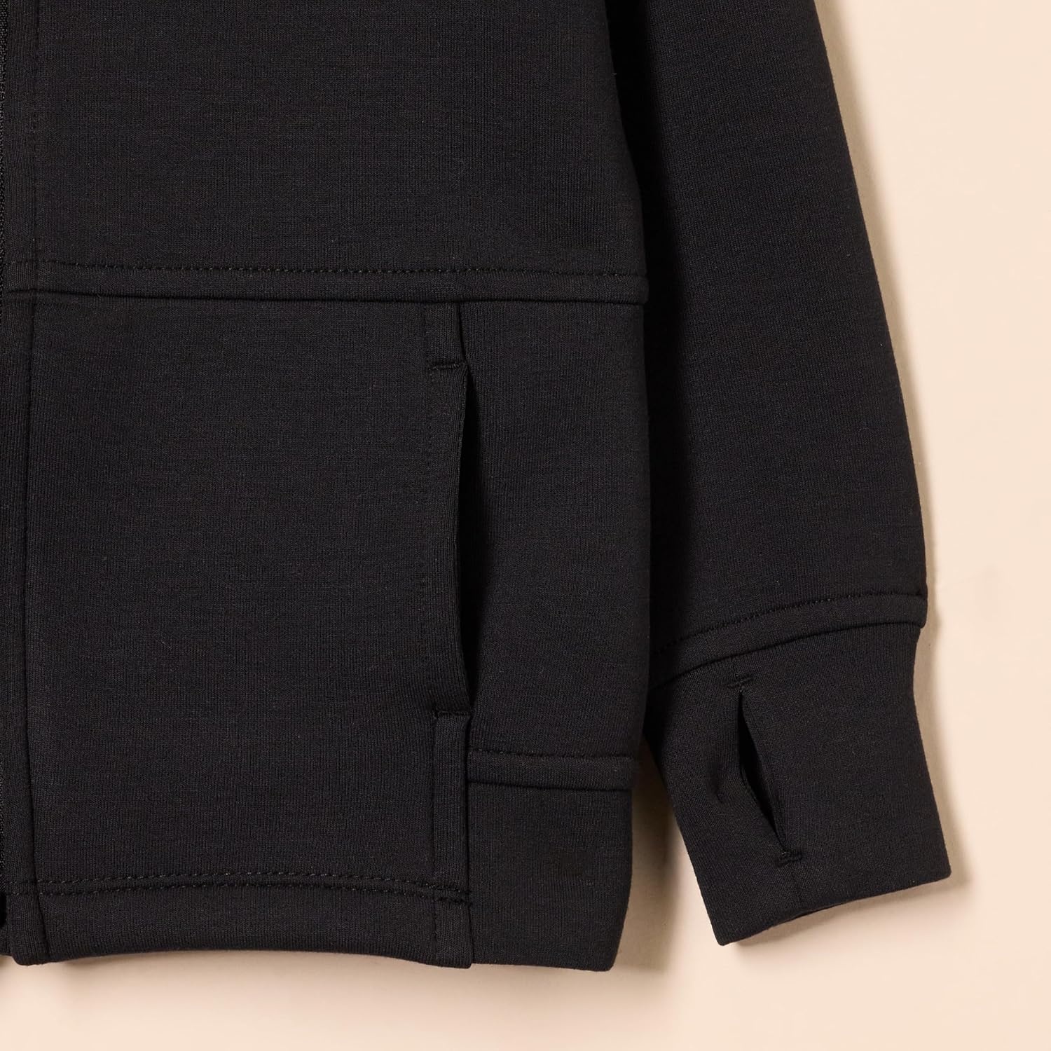 image:imageAmazon Essentials Boys and Toddlers FullZip Hoodie Relaxedfit Active SweatshirtBlack