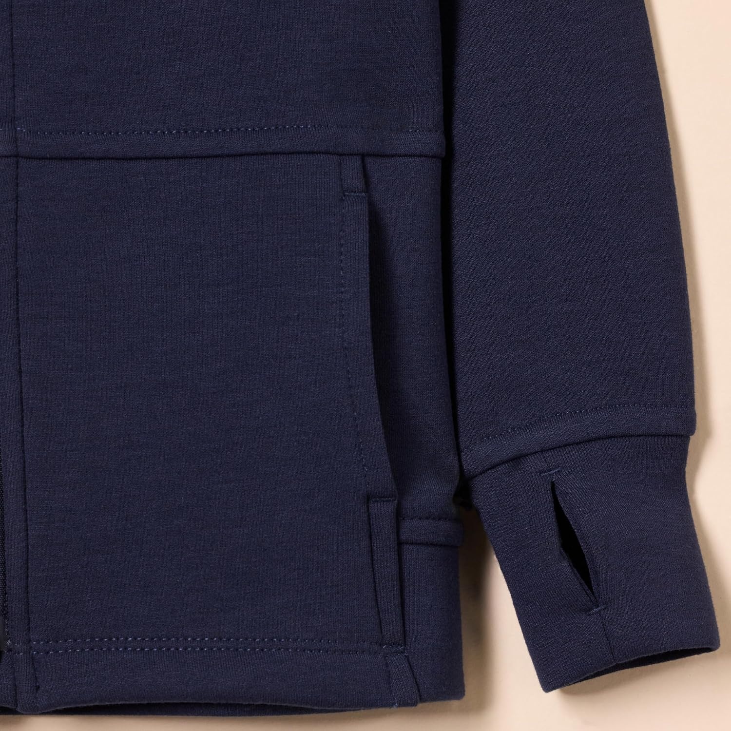 image:imageAmazon Essentials Boys and Toddlers FullZip Hoodie Relaxedfit Active SweatshirtNavy