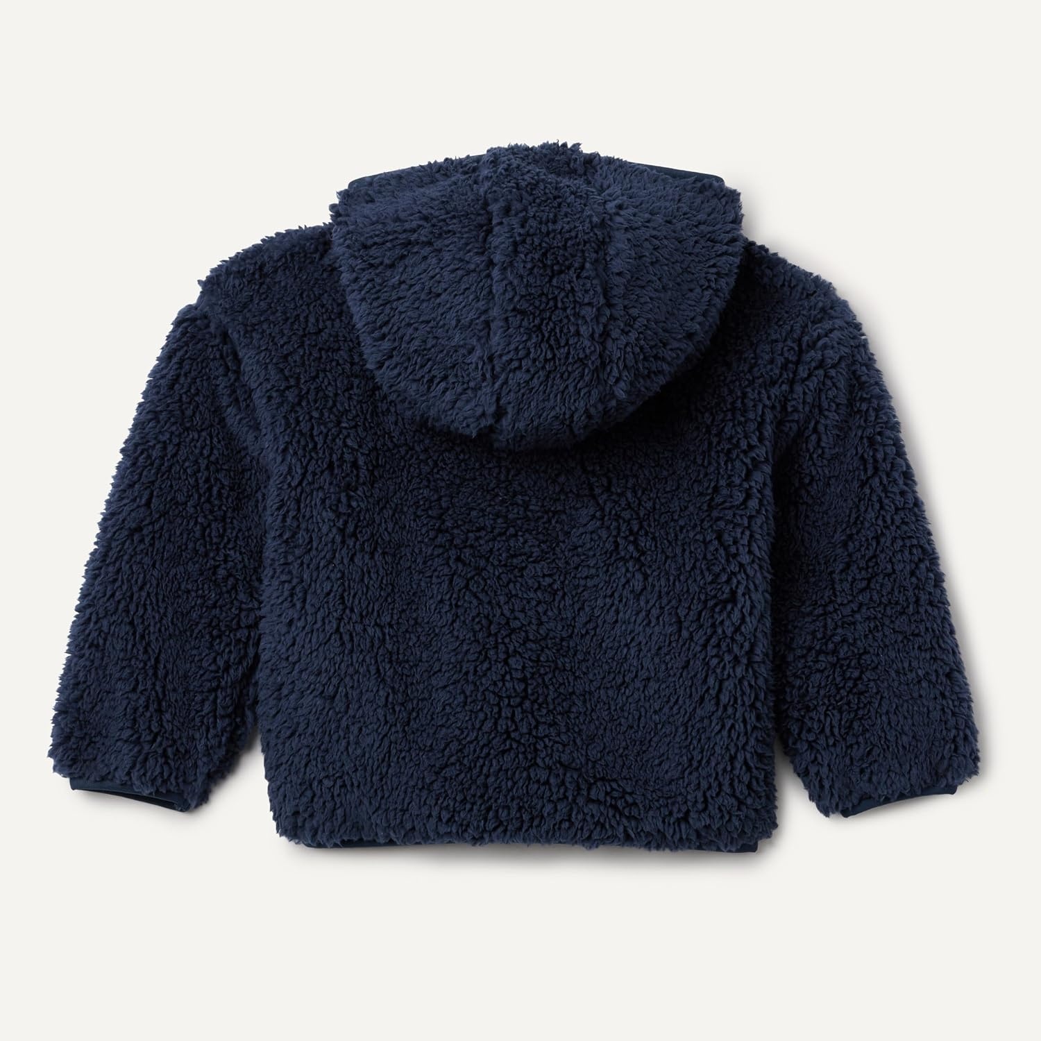 image:imageAmazon Essentials Boys and Toddlers Half Zip Sherpa Hoodie Sweatshirt with Kangaroo PocketNavy