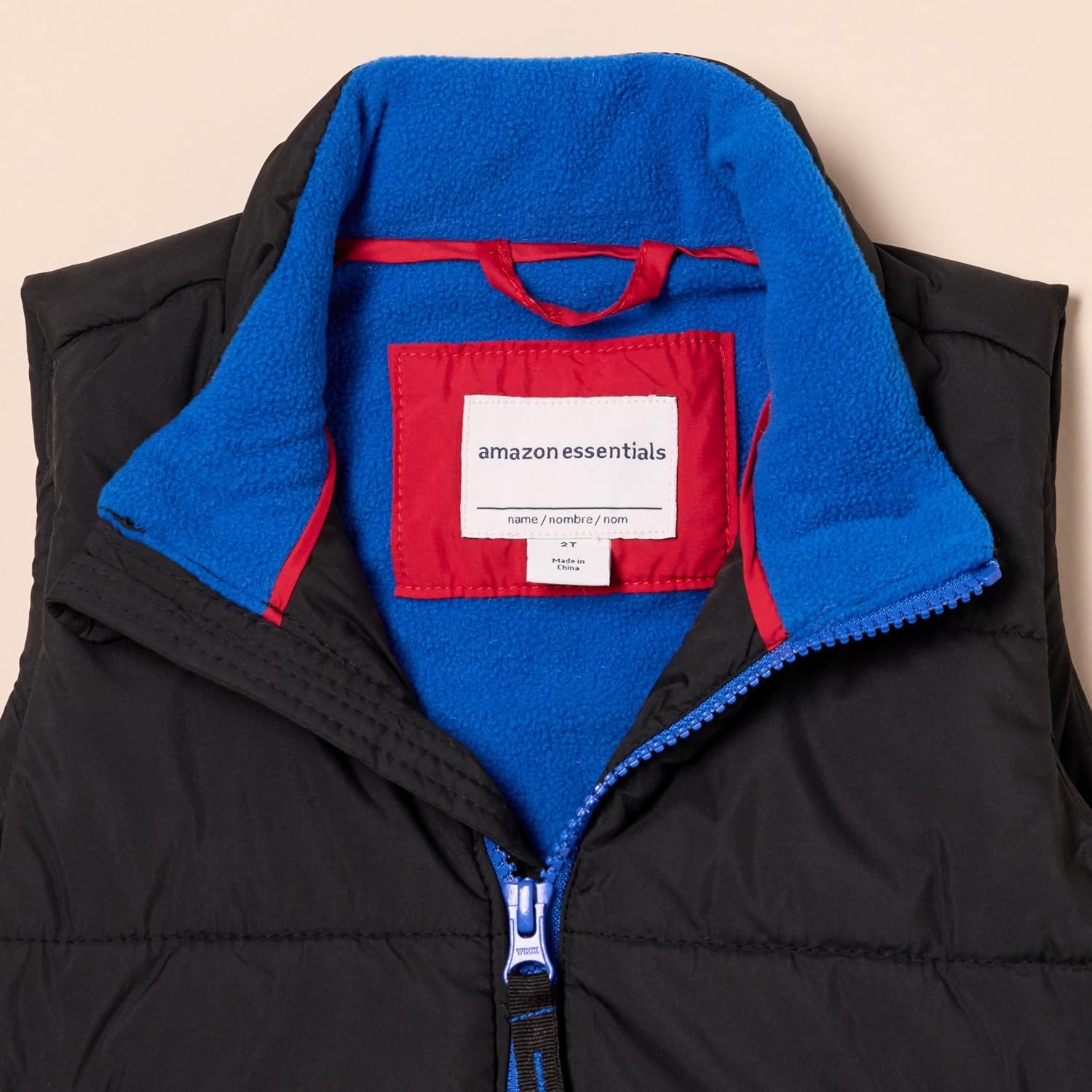 image:imageAmazon Essentials Boys and Toddlers Heavyweight Full Zip Outerwear Puffer VestBlack