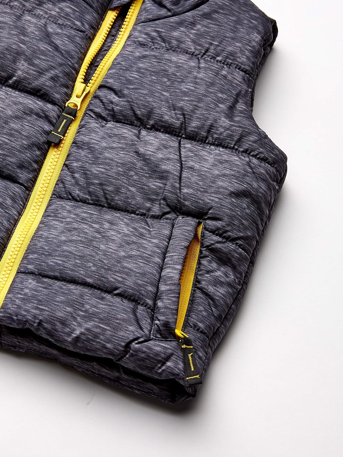 image:imageAmazon Essentials Boys and Toddlers Heavyweight Full Zip Outerwear Puffer VestCharcoal Heather