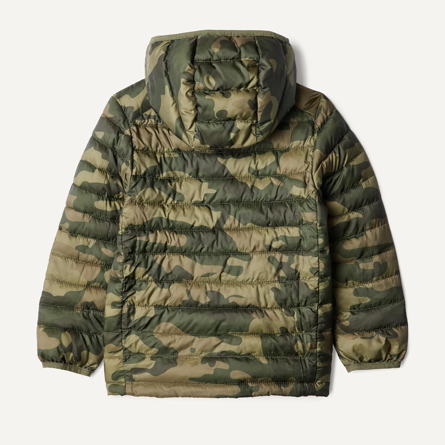 image:imageAmazon Essentials Boys and Toddlers Lightweight WaterResistant Packable Hooded Insulated Puffer JacketCamo Print