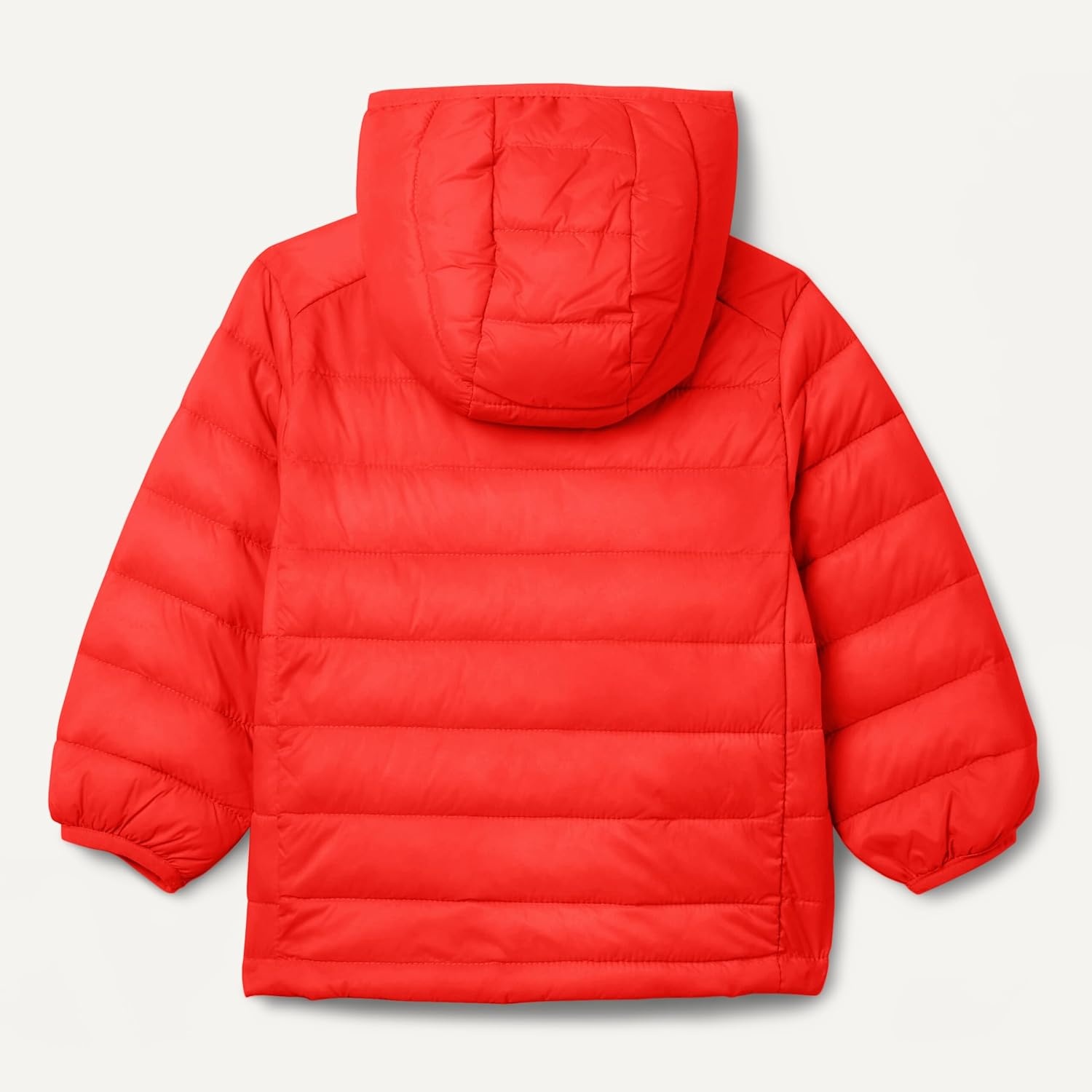 image:imageAmazon Essentials Boys and Toddlers Lightweight WaterResistant Packable Hooded Insulated Puffer JacketRed