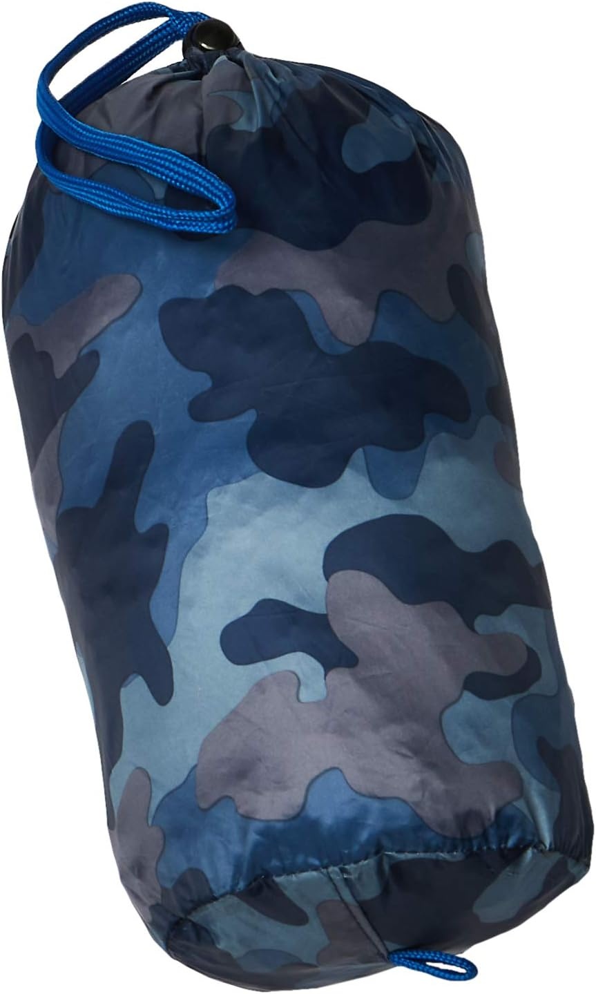image:imageAmazon Essentials Boys and Toddlers Lightweight WaterResistant Packable Hooded Puffer VestBlue Camo