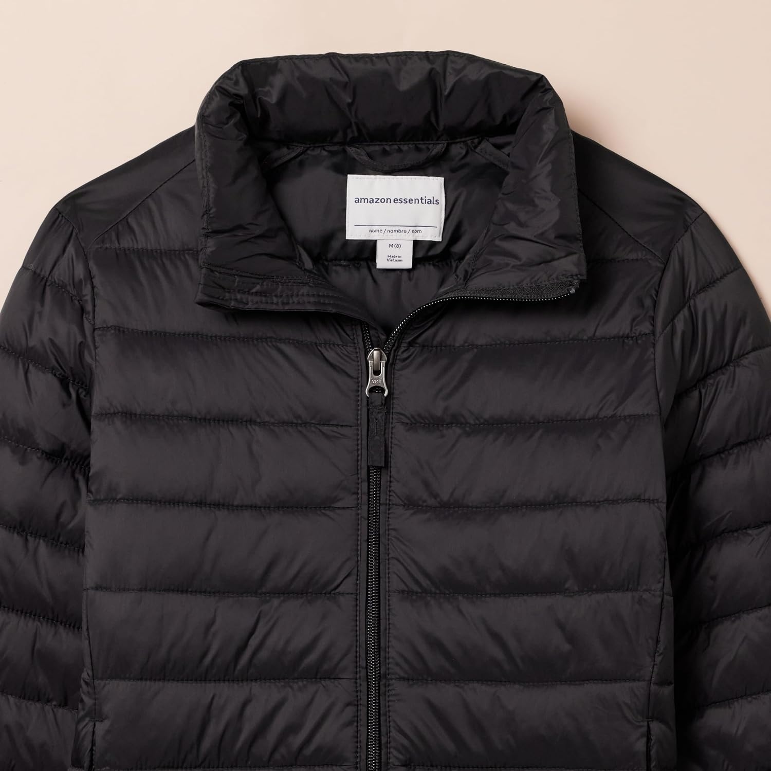 image:imageAmazon Essentials Boys and Toddlers Lightweight WaterResistant Packable Puffer JacketBlack