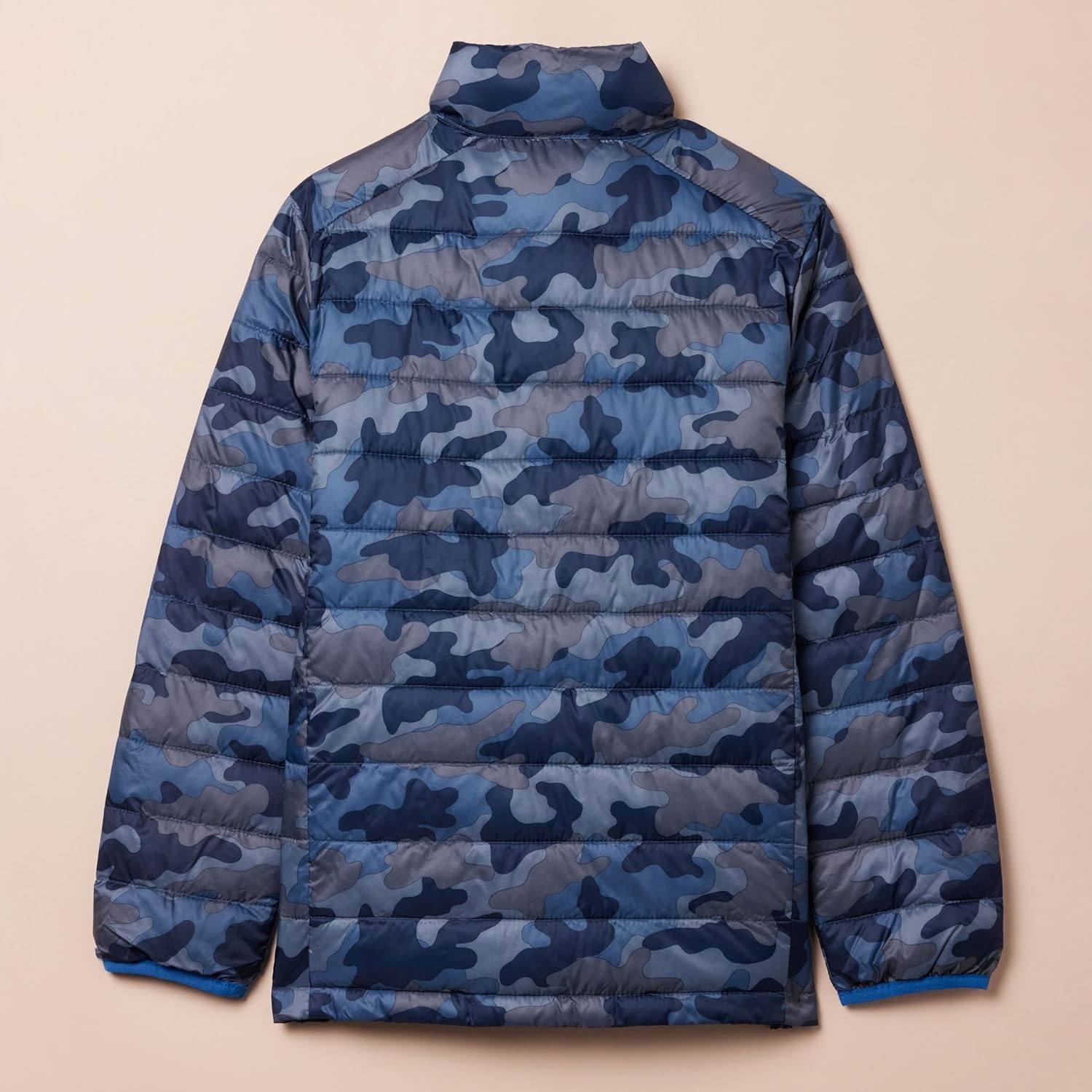 image:imageAmazon Essentials Boys and Toddlers Lightweight WaterResistant Packable Puffer JacketBlue Camo