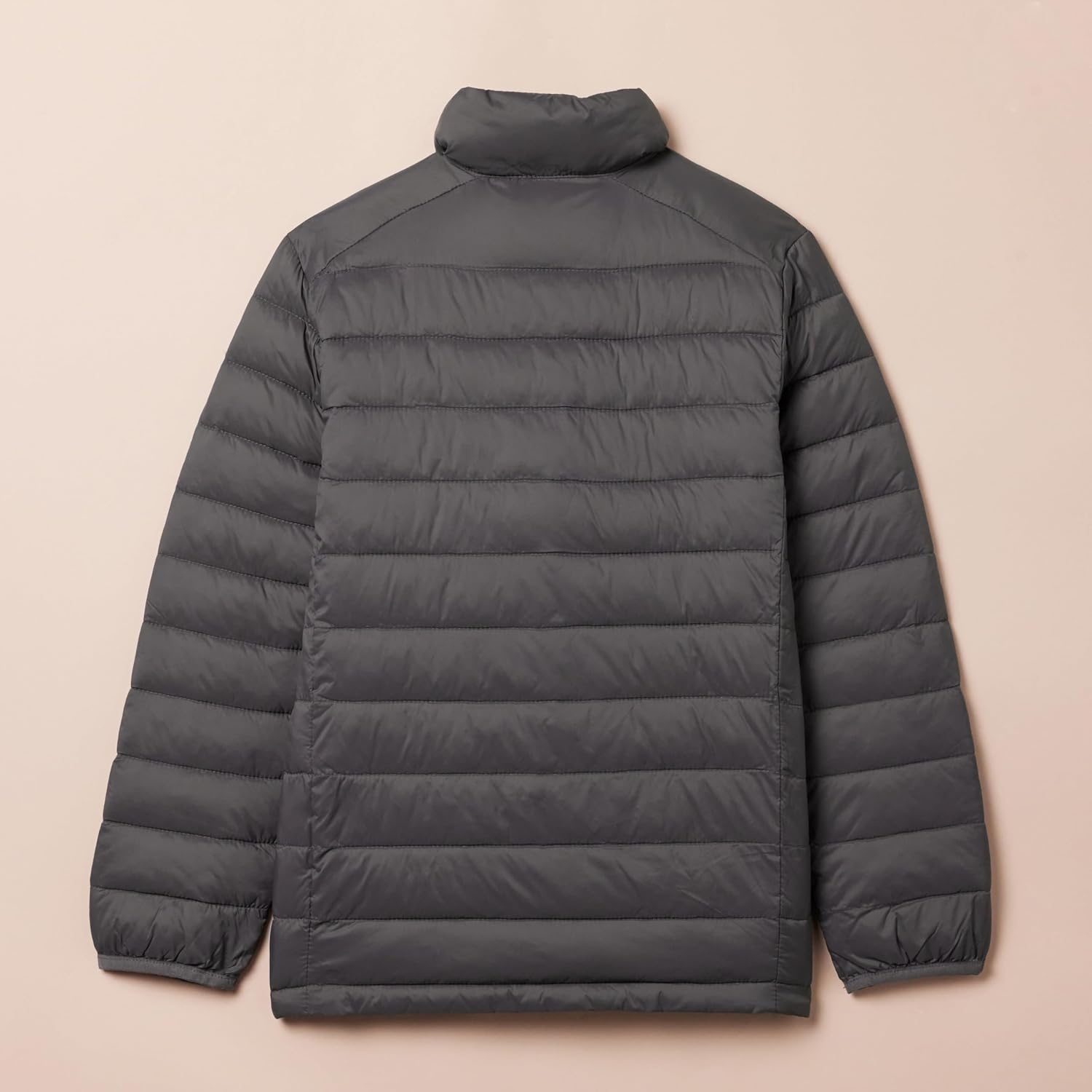 image:imageAmazon Essentials Boys and Toddlers Lightweight WaterResistant Packable Puffer JacketDark Grey