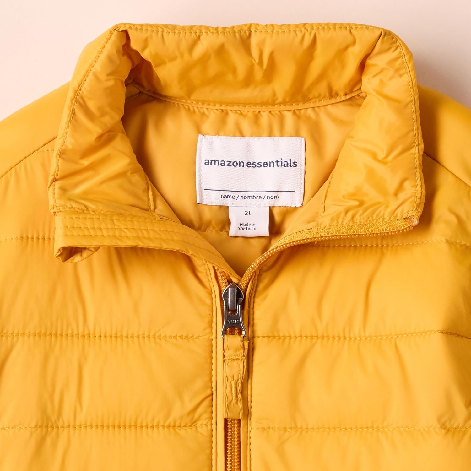 image:imageAmazon Essentials Boys and Toddlers Lightweight WaterResistant Packable Puffer JacketGolden Yellow