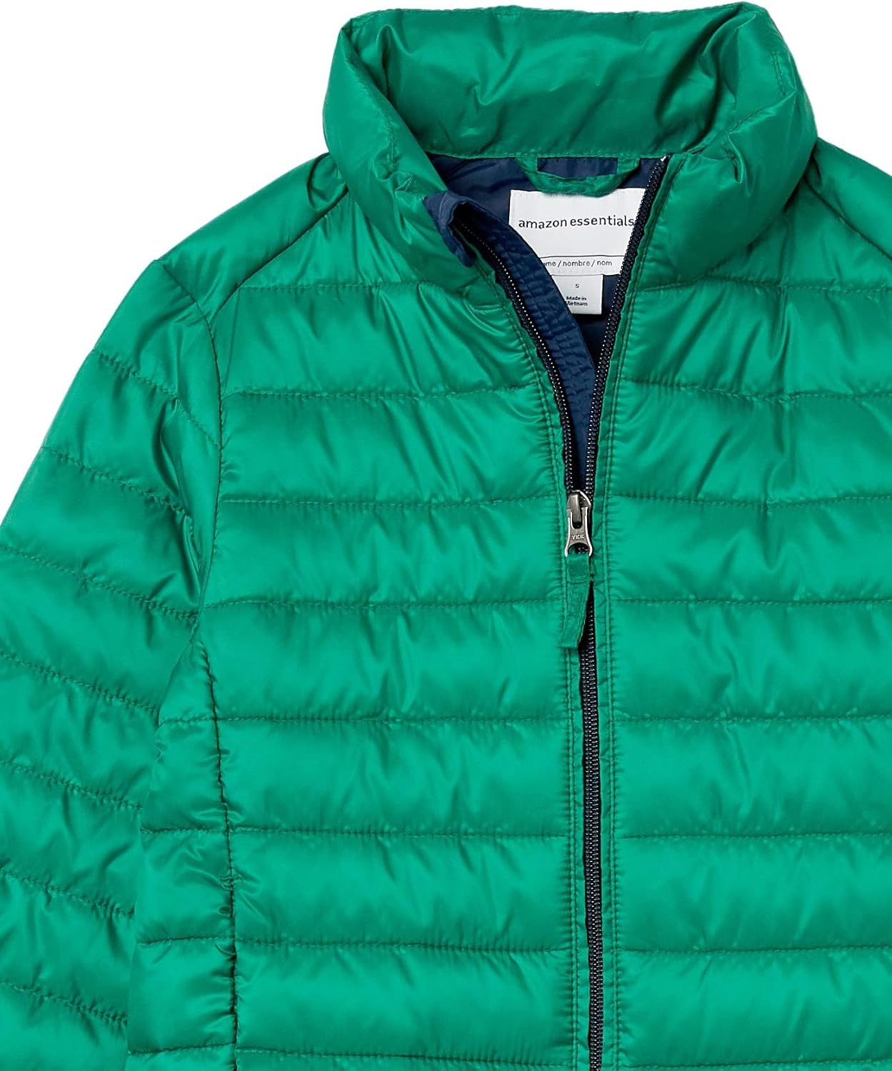 image:imageAmazon Essentials Boys and Toddlers Lightweight WaterResistant Packable Puffer JacketGreen