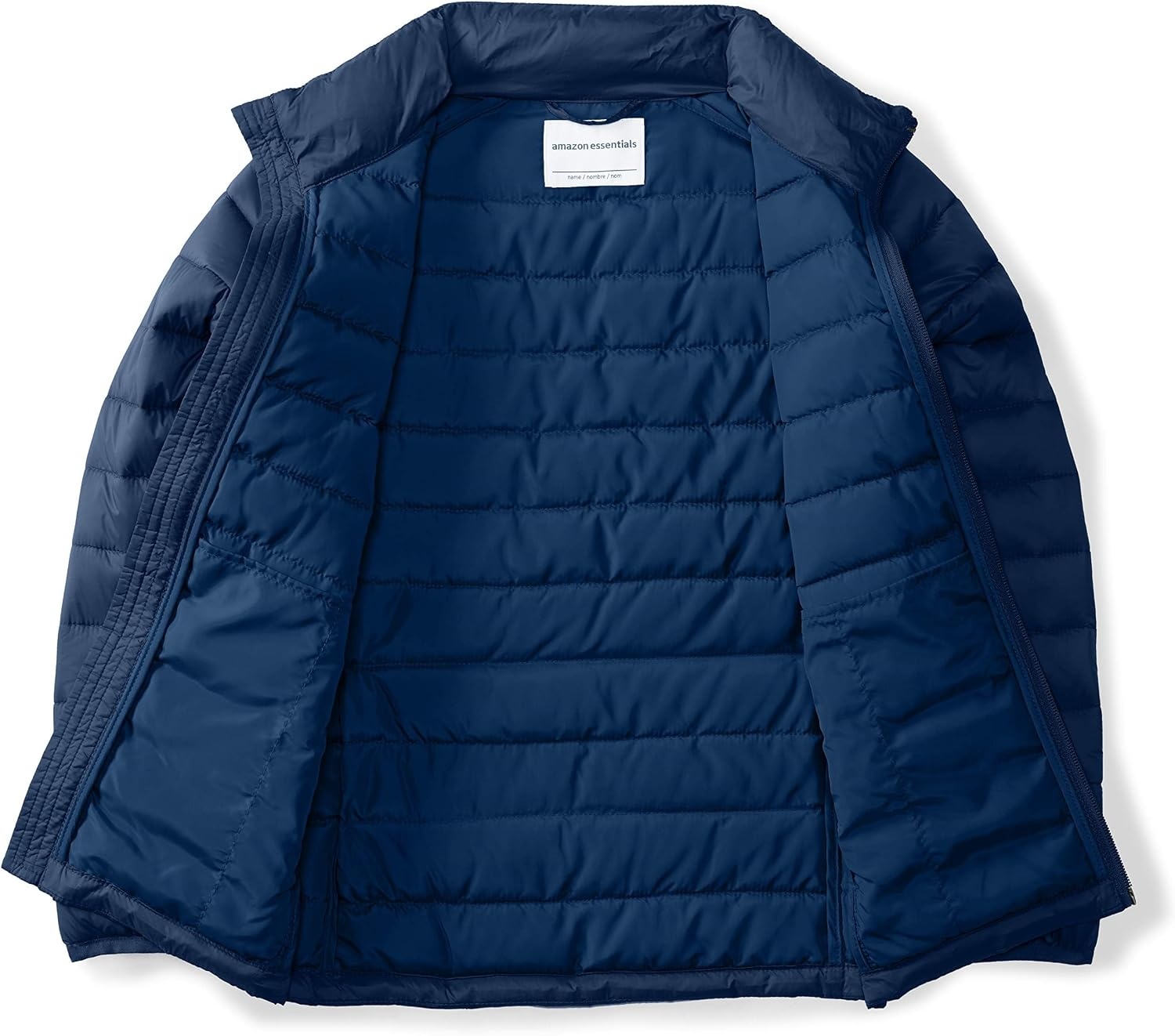 image:imageAmazon Essentials Boys and Toddlers Lightweight WaterResistant Packable Puffer JacketNavy