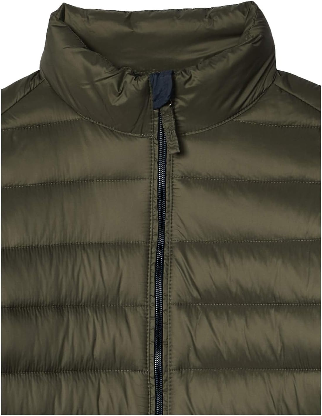 image:imageAmazon Essentials Boys and Toddlers Lightweight WaterResistant Packable Puffer JacketOlive With Navy