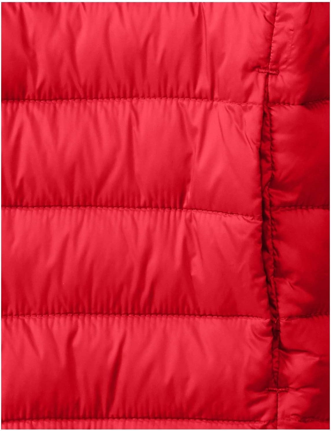 image:imageAmazon Essentials Boys and Toddlers Lightweight WaterResistant Packable Puffer JacketRed
