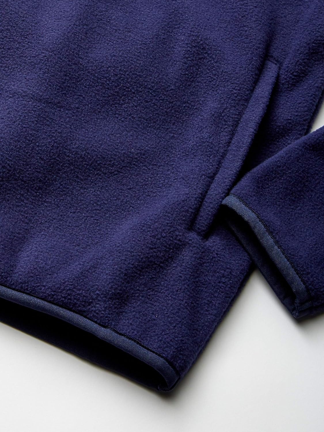 image:imageAmazon Essentials Boys and Toddlers Long Sleeve Midweight Polar Fleece QuarterZip Pullover JacketNight Navy