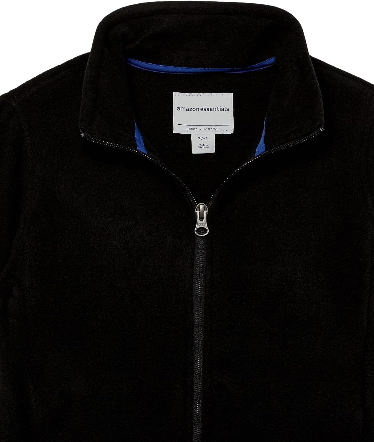 image:imageAmazon Essentials Boys and Toddlers Long Sleeve Polar Fleece FullZip Mock Jacket InsulatedBlack